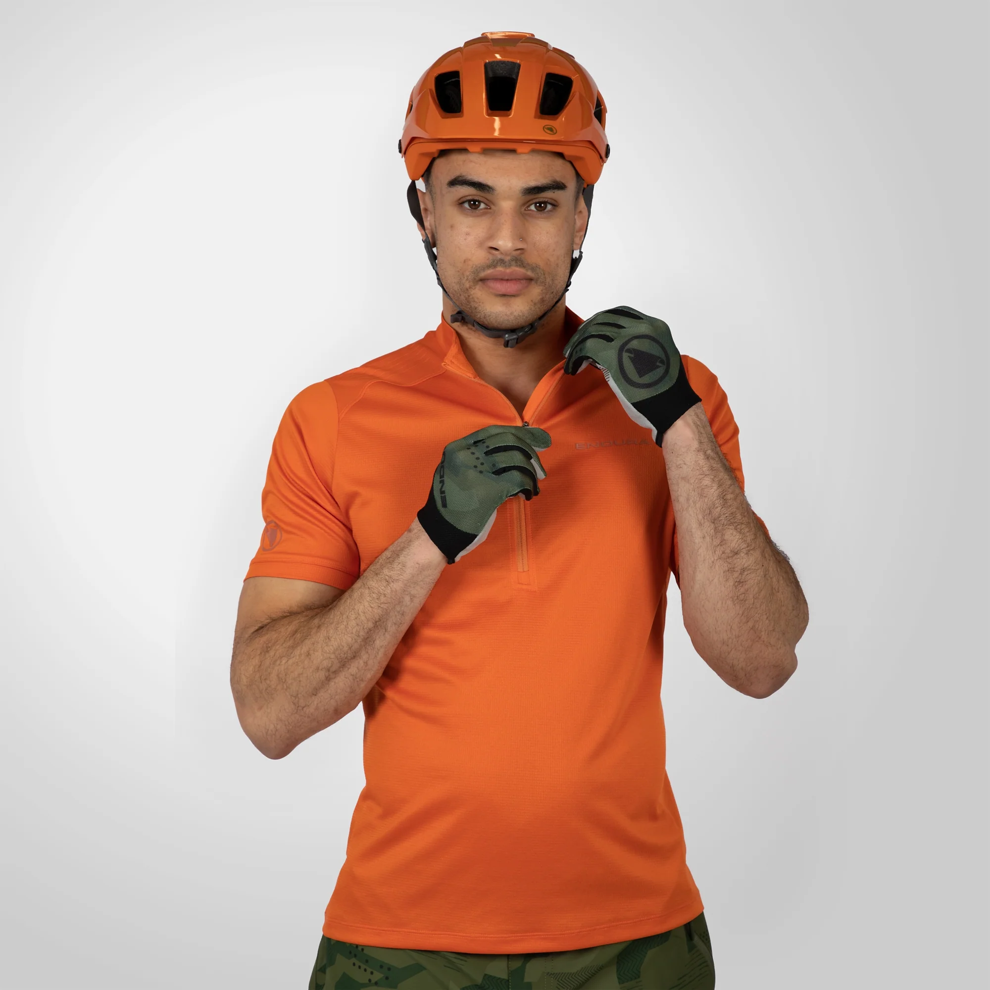 Maillot ENDURA HUMMVEE II Manches Courtes Orange - Image 3