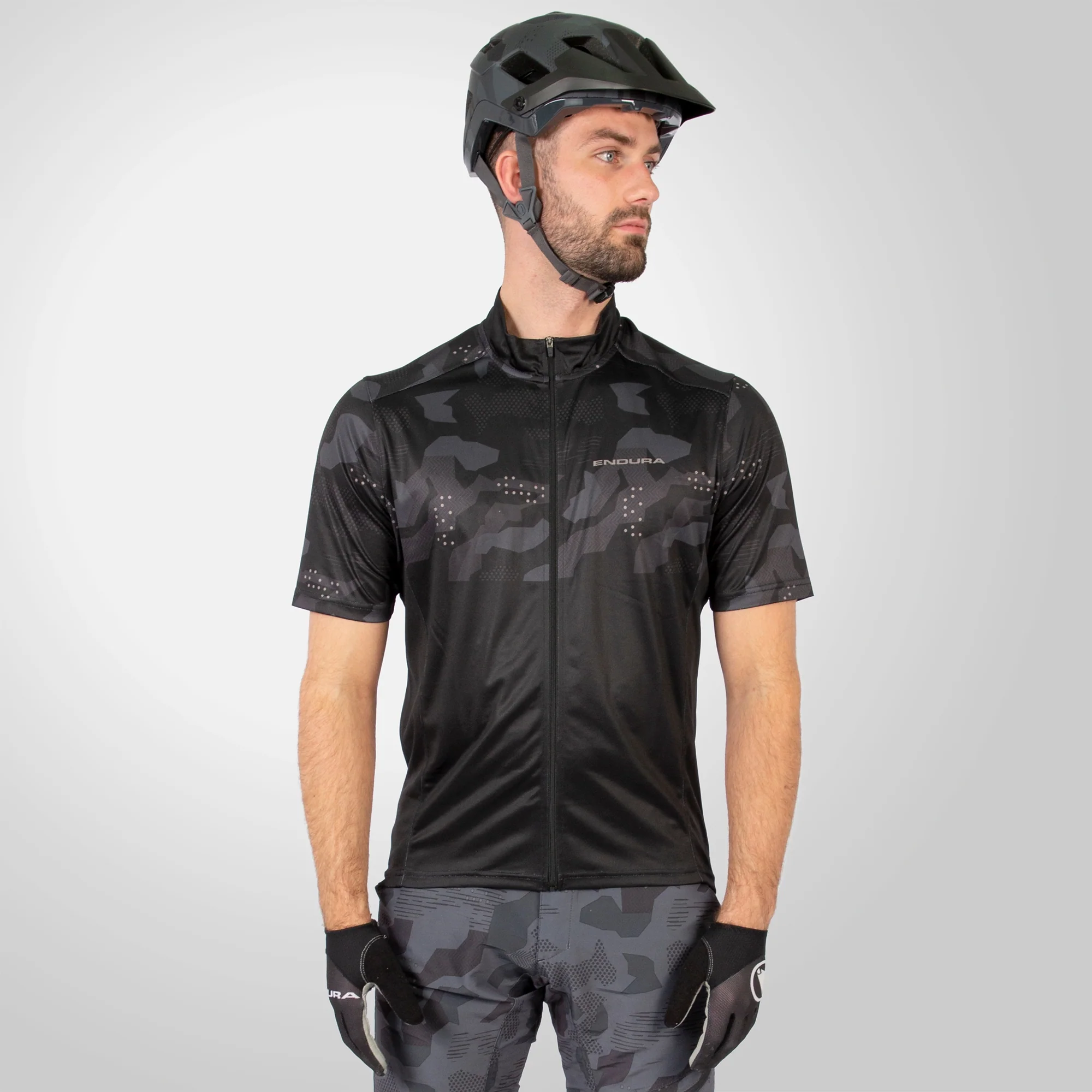 Maillot ENDURA HUMMVEE RAY II Manches Courtes Noir - Image 3