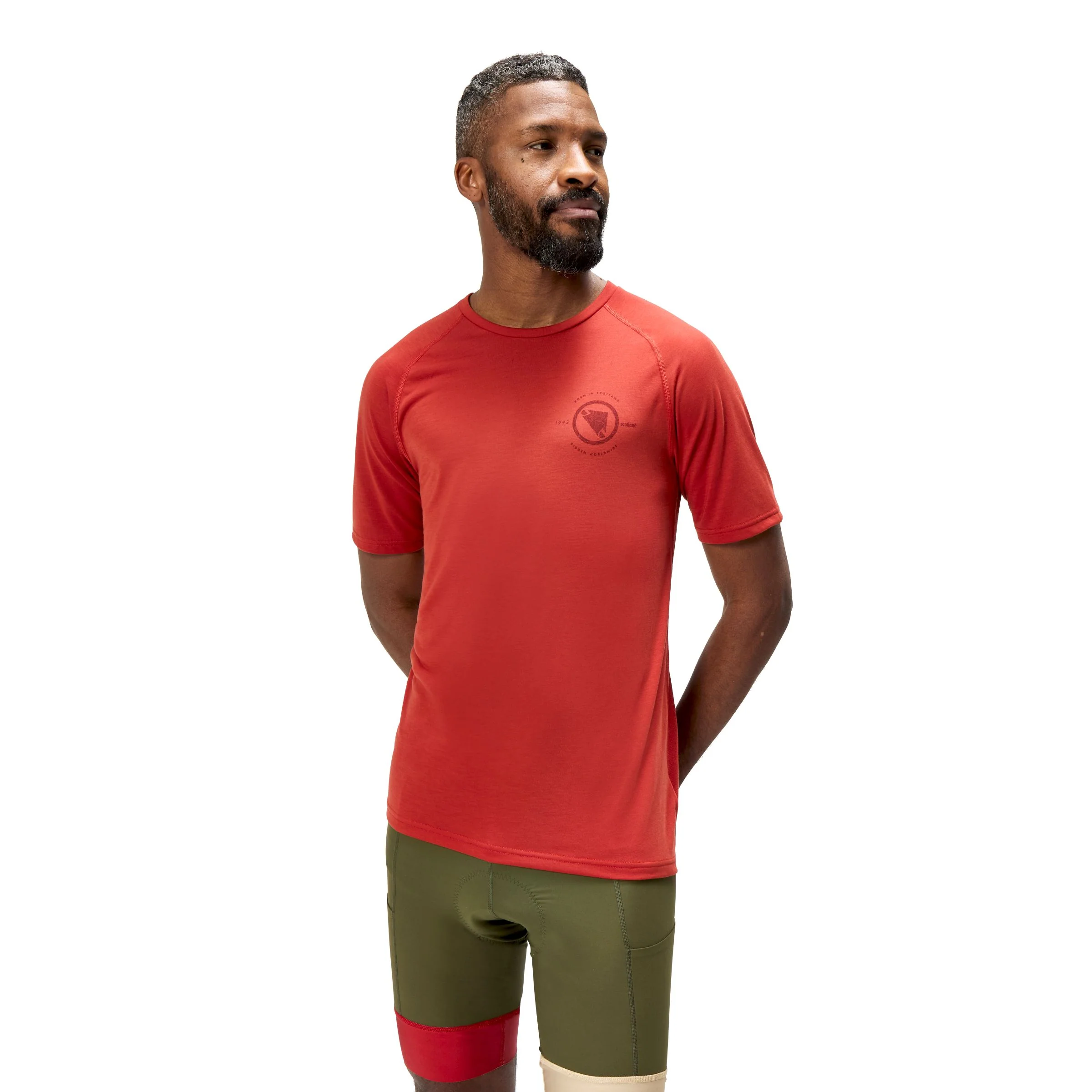 Maillot ENDURA LOOP Manches Courtes Rouge - Image 6