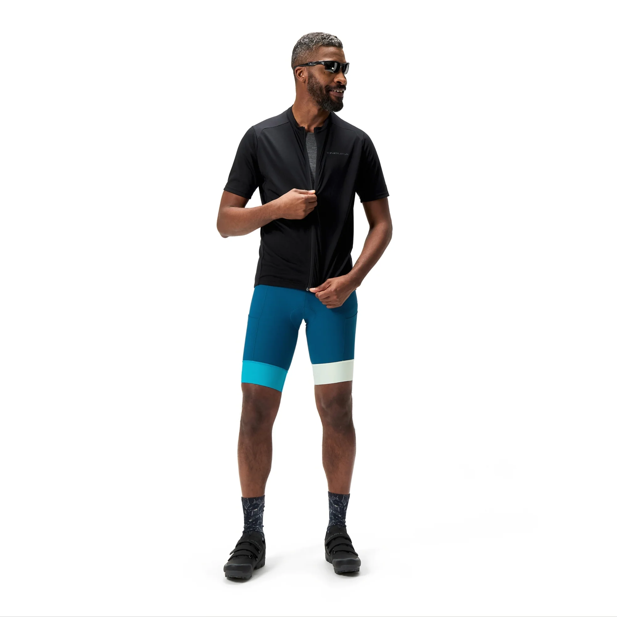 Maillot ENDURA LOOP ZIPPED Manches Courtes Noir - Image 4