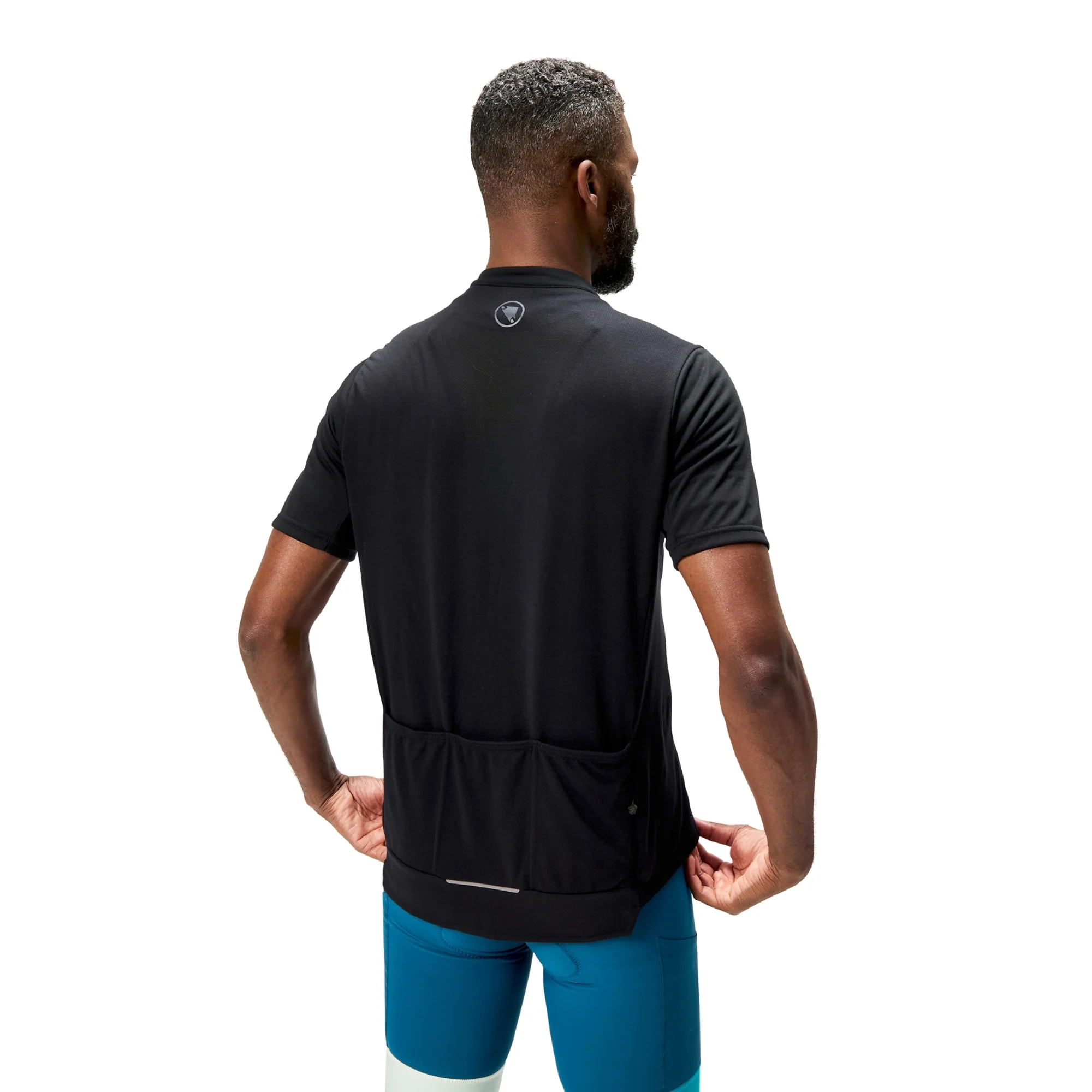 Maillot ENDURA LOOP ZIPPED Manches Courtes Noir - Image 5