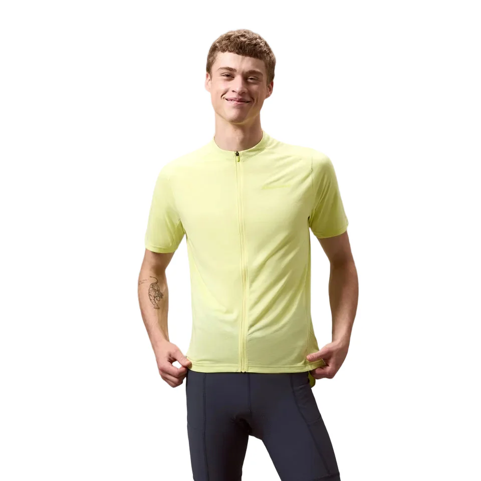 Maillot ENDURA LOOP ZIPPED Manches Courtes Oilseed