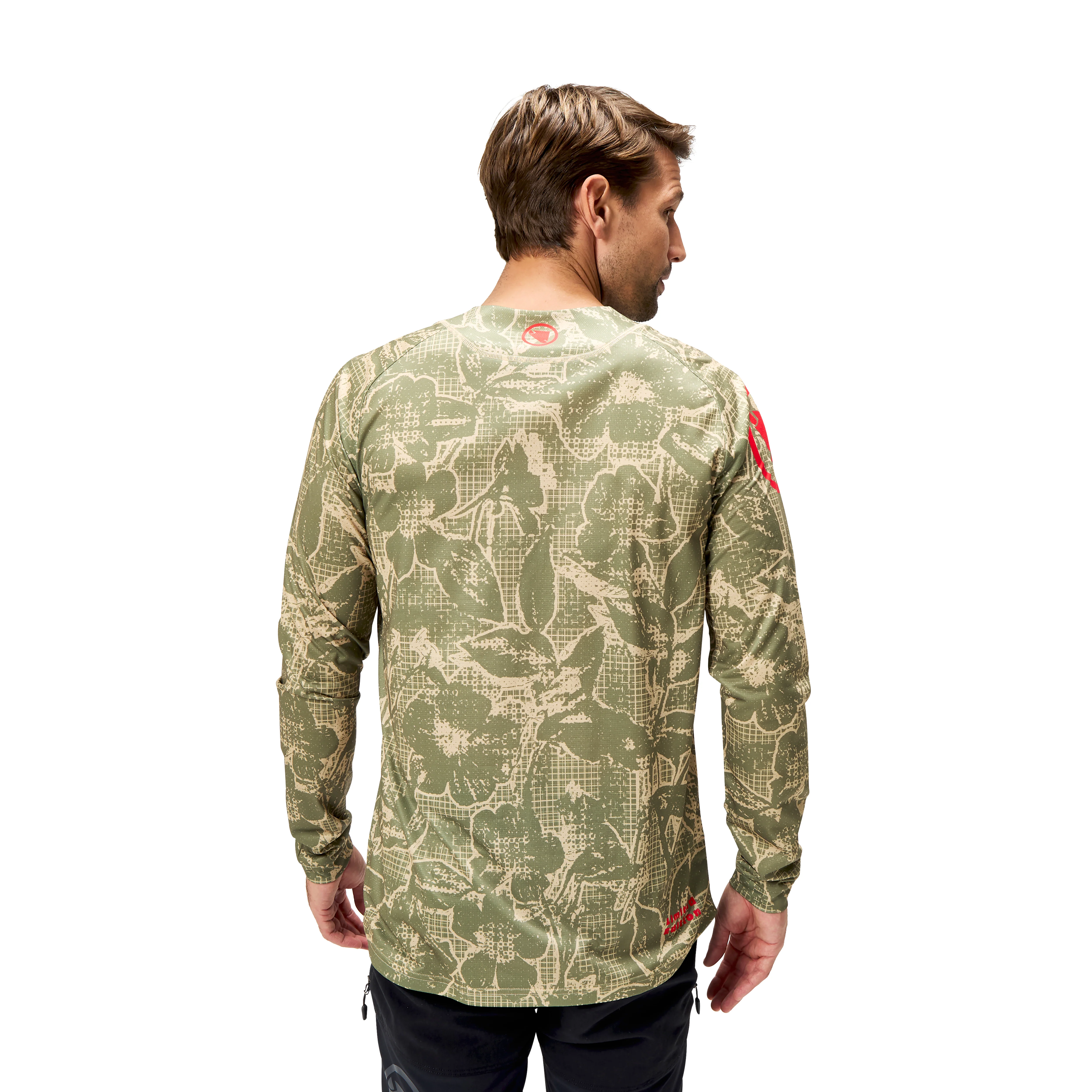 Maillot ENDURA LTD PRINTED Manches Longues Camo Kaki - Image 5