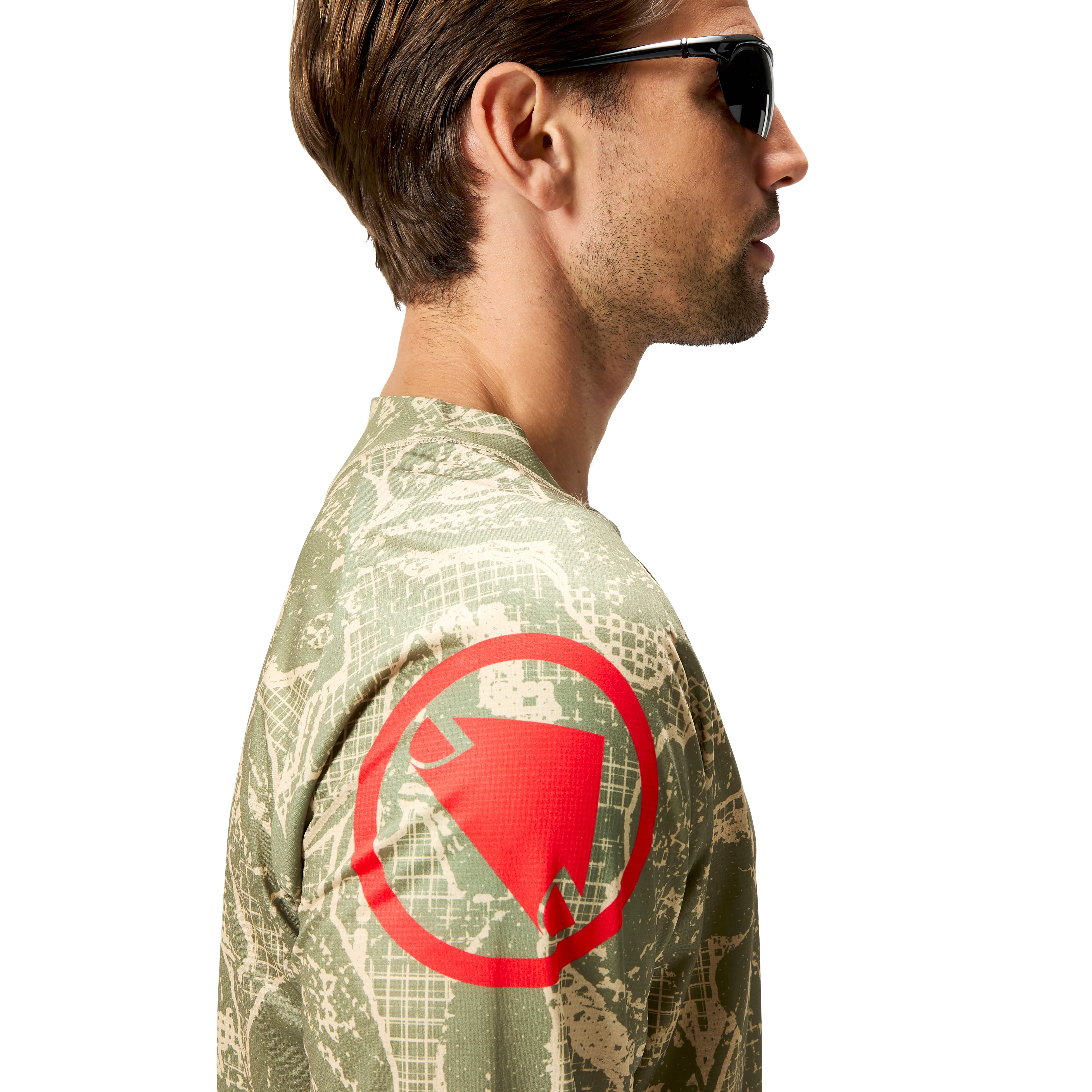 Maillot ENDURA LTD PRINTED Manches Longues Camo Kaki - Image 7