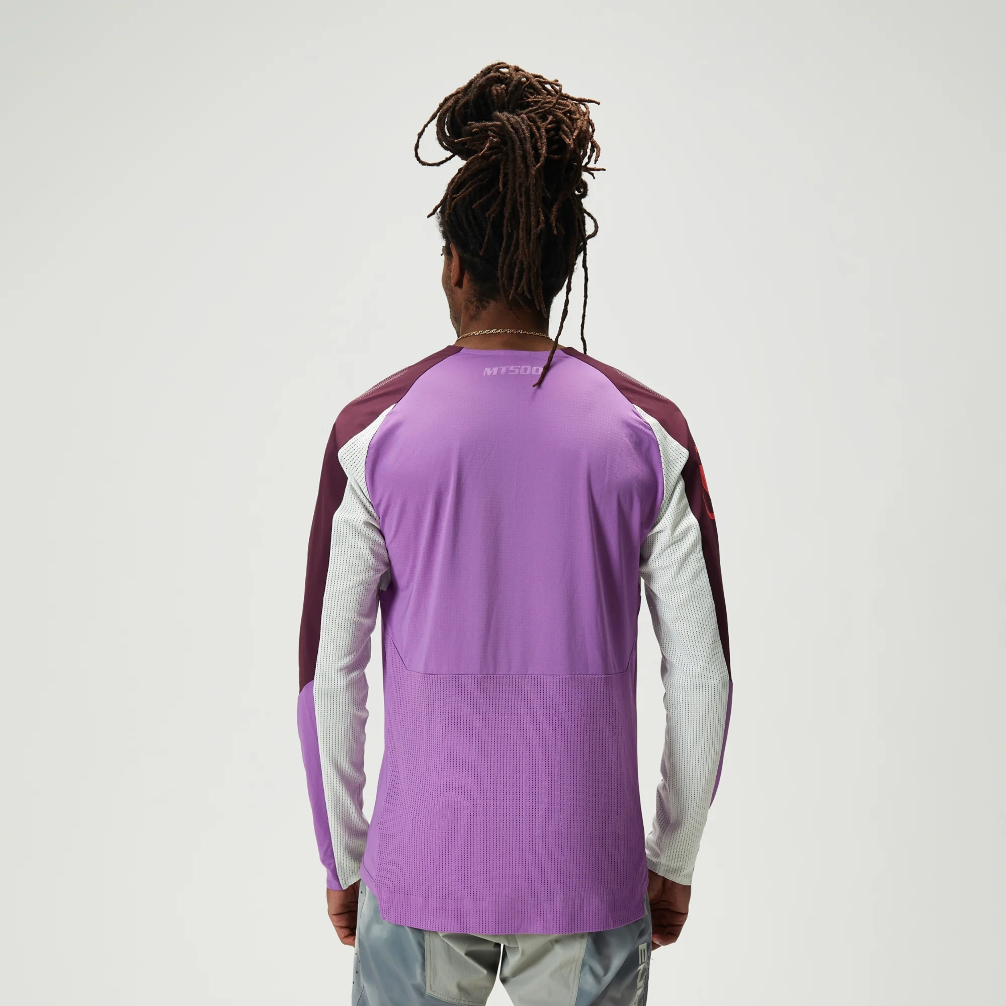 Maillot ENDURA MT500 BURNER LITE Manches Longues Violet - Image 5