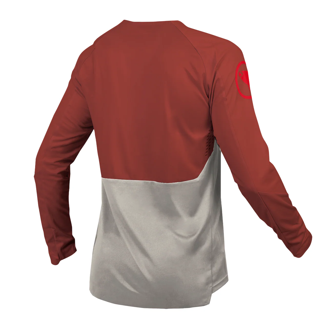 Maillot ENDURA MT500 BURNER Manches Longues Rouge - Image 2