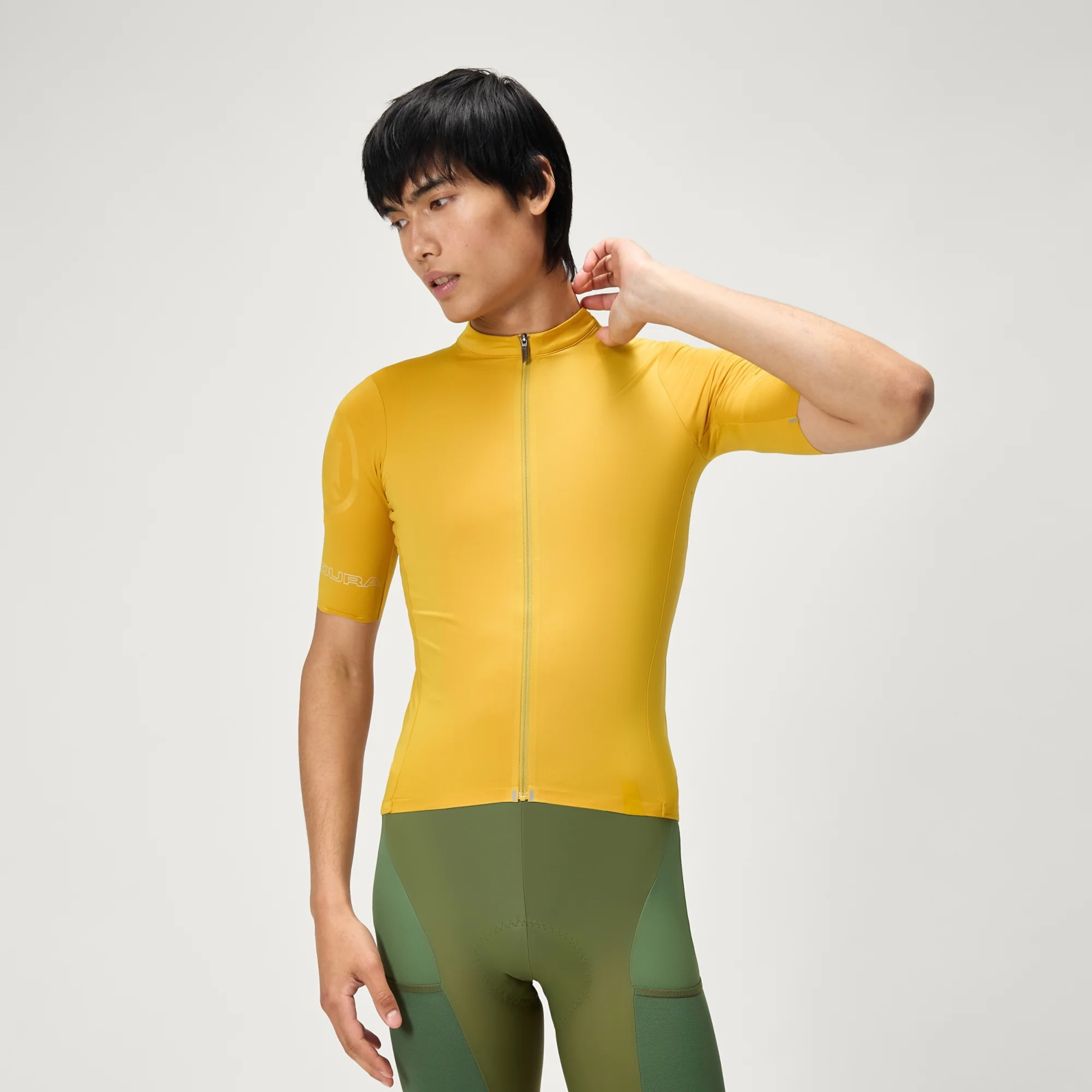 Maillot ENDURA PRO SL Manches Courtes Moutarde - Image 4