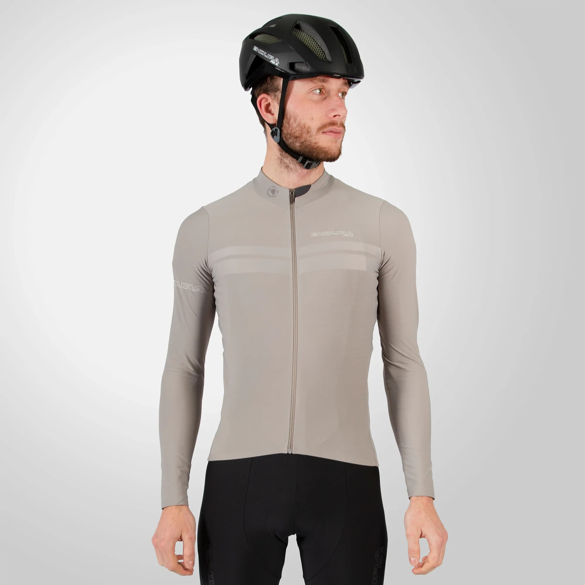 Maillot ENDURA PRO SL II Manches Longues Gris - Image 4