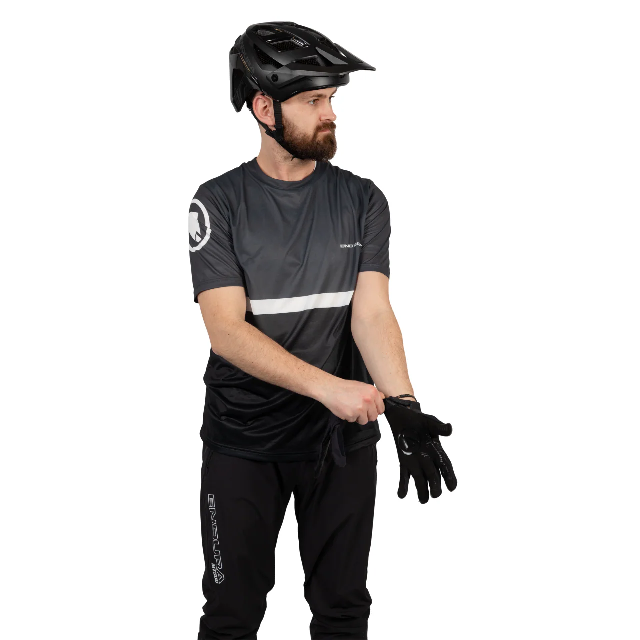 Maillot ENDURA SINGLETRACK CORE TEE II Manches Courtes Noir - Image 3