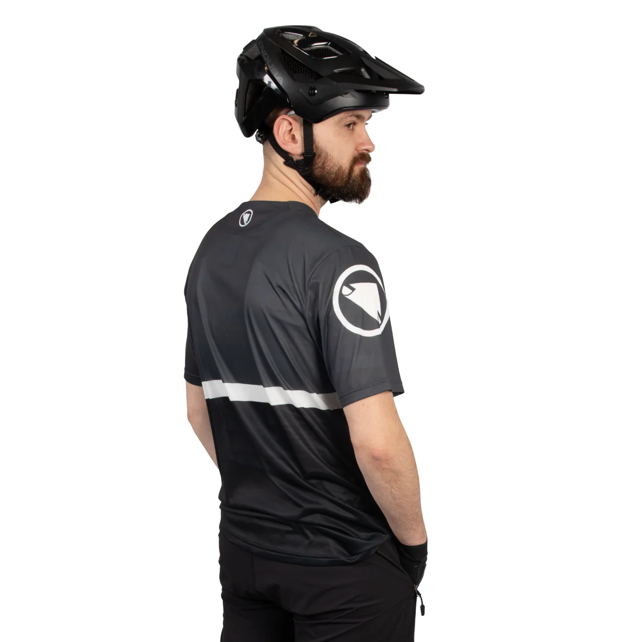 Maillot ENDURA SINGLETRACK CORE TEE II Manches Courtes Noir - Image 4