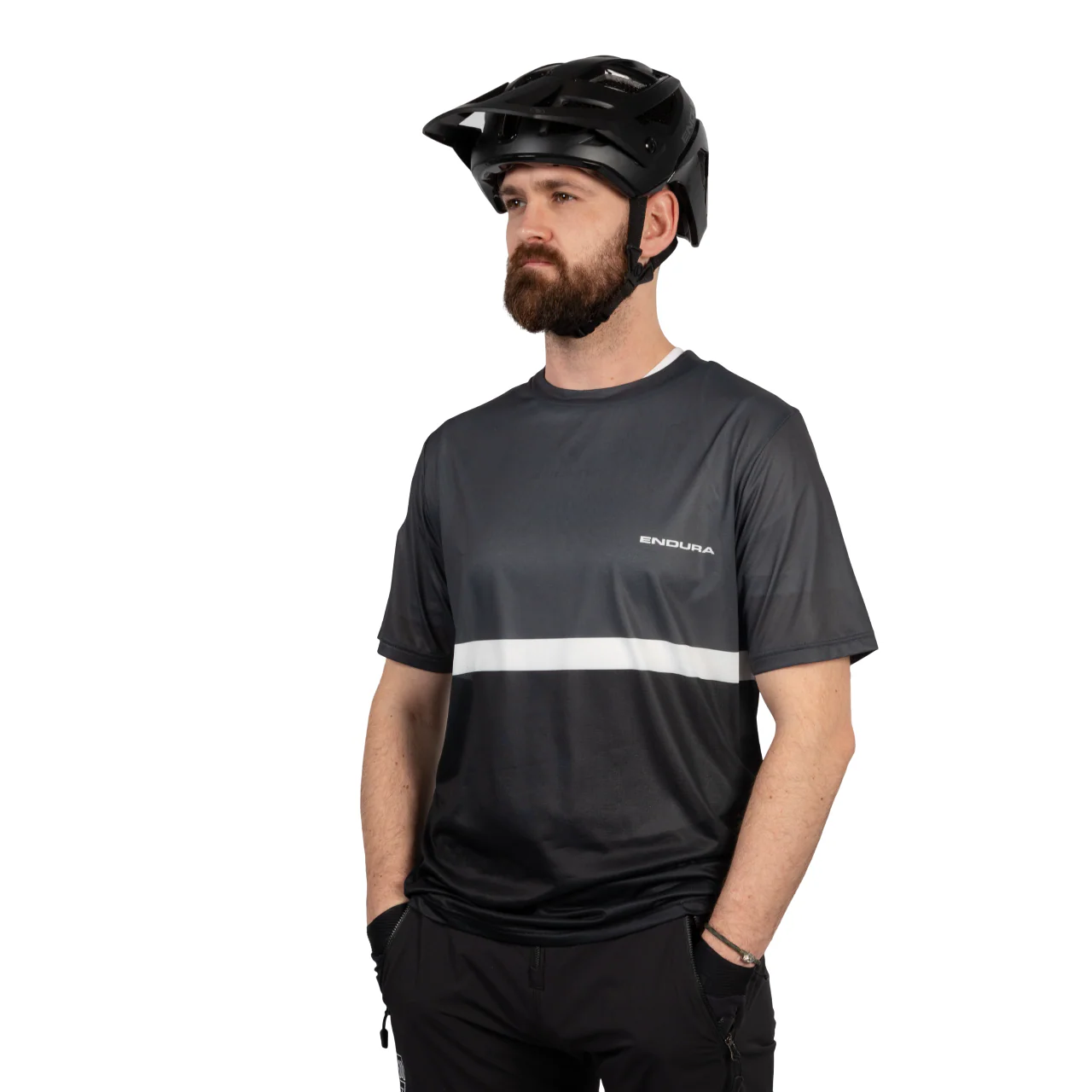 Maillot ENDURA SINGLETRACK CORE TEE II Manches Courtes Noir - Image 5