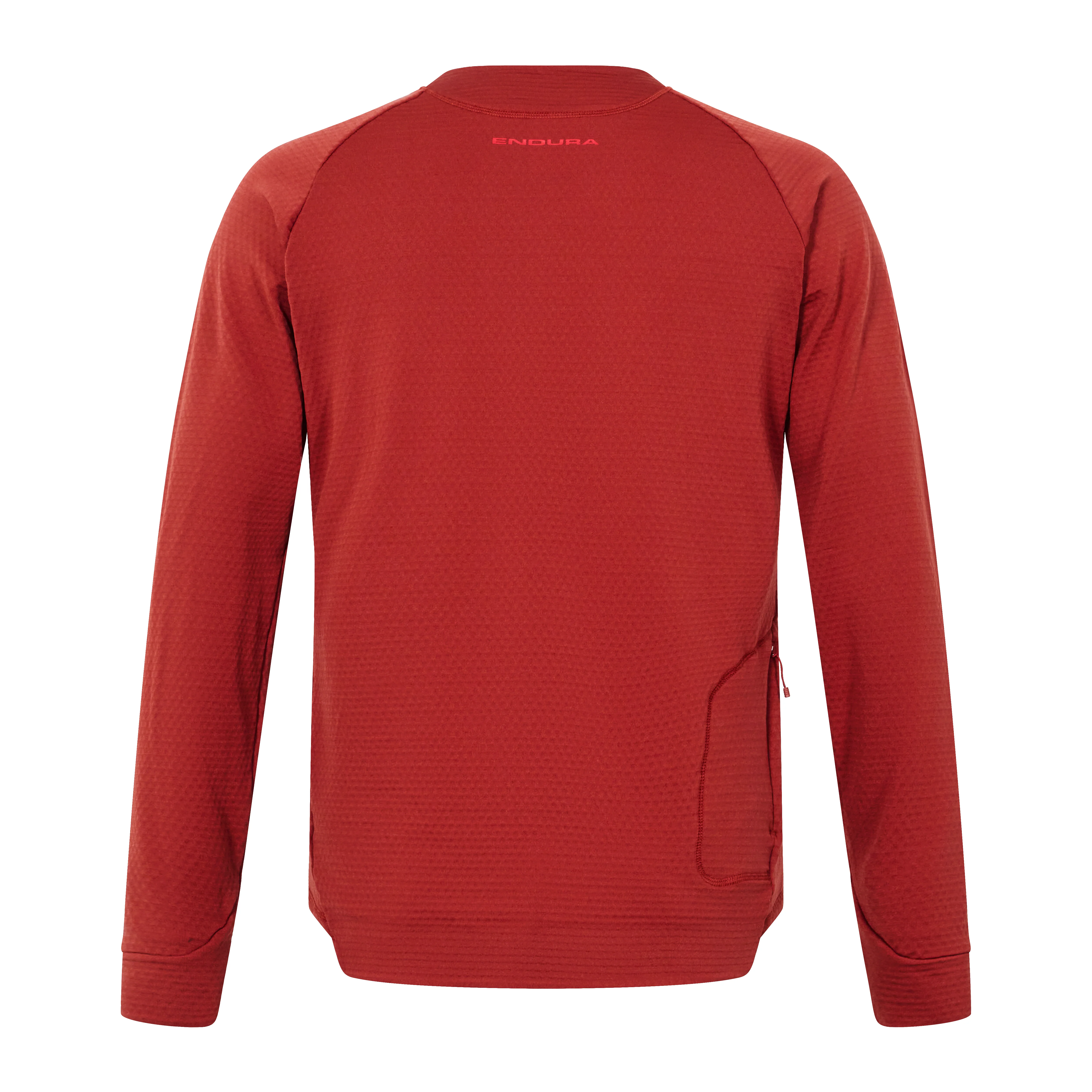 Maillot ENDURA SINGLETRACK FLEECE Manches Longues Brique - Image 2