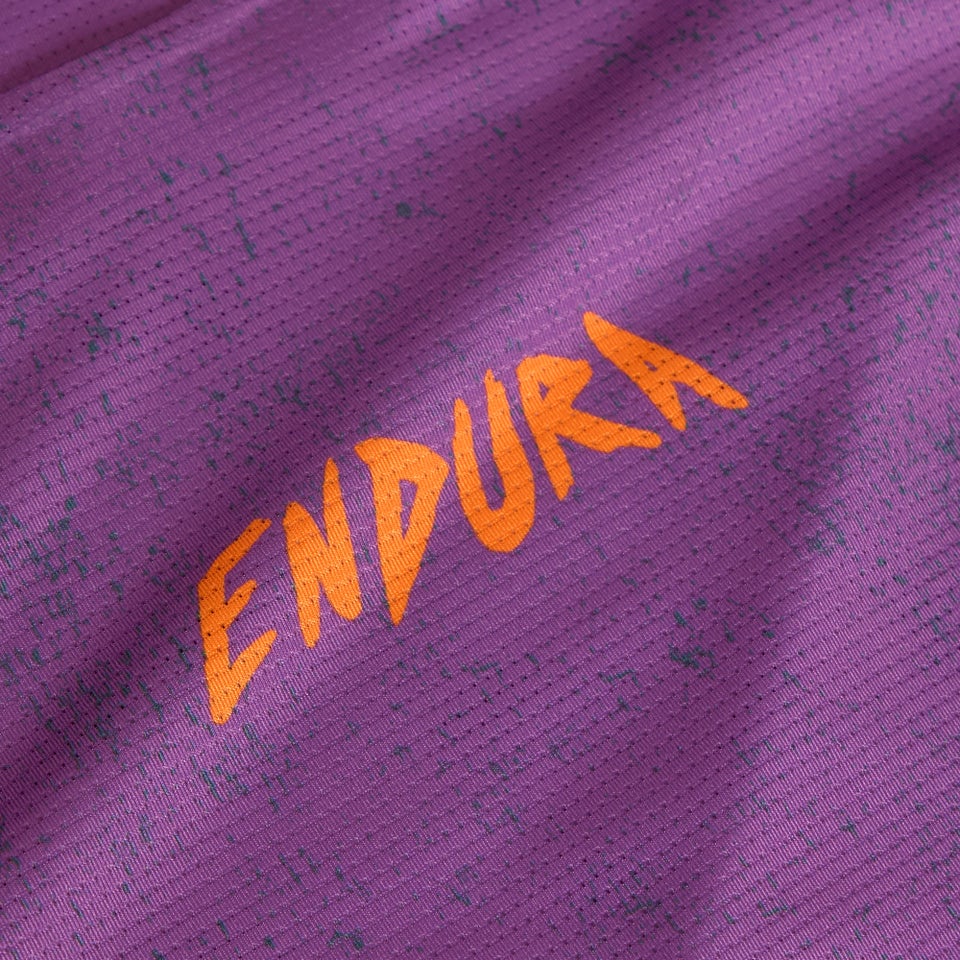 Maillot ENDURA SINGLETRACK PRINT Manches Courtes Femme End Purple - Image 7