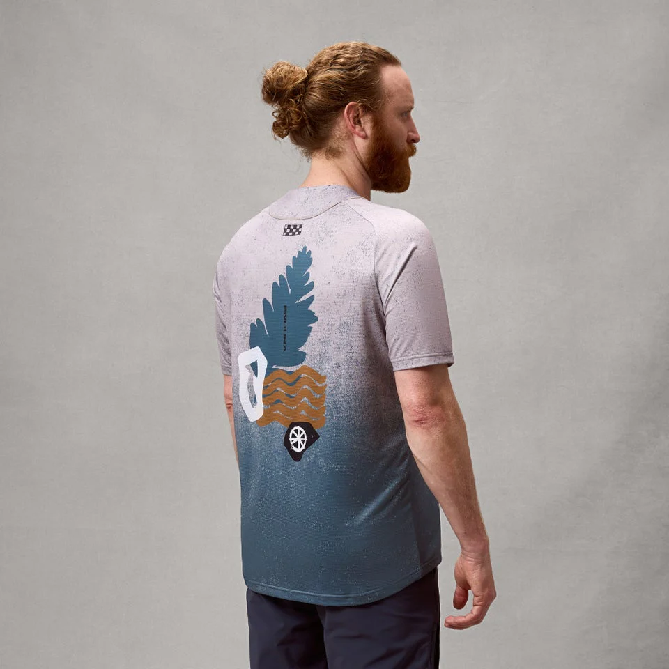 Maillot ENDURA SINGLETRACK PRINT Manches Courtes Titanium - Image 2