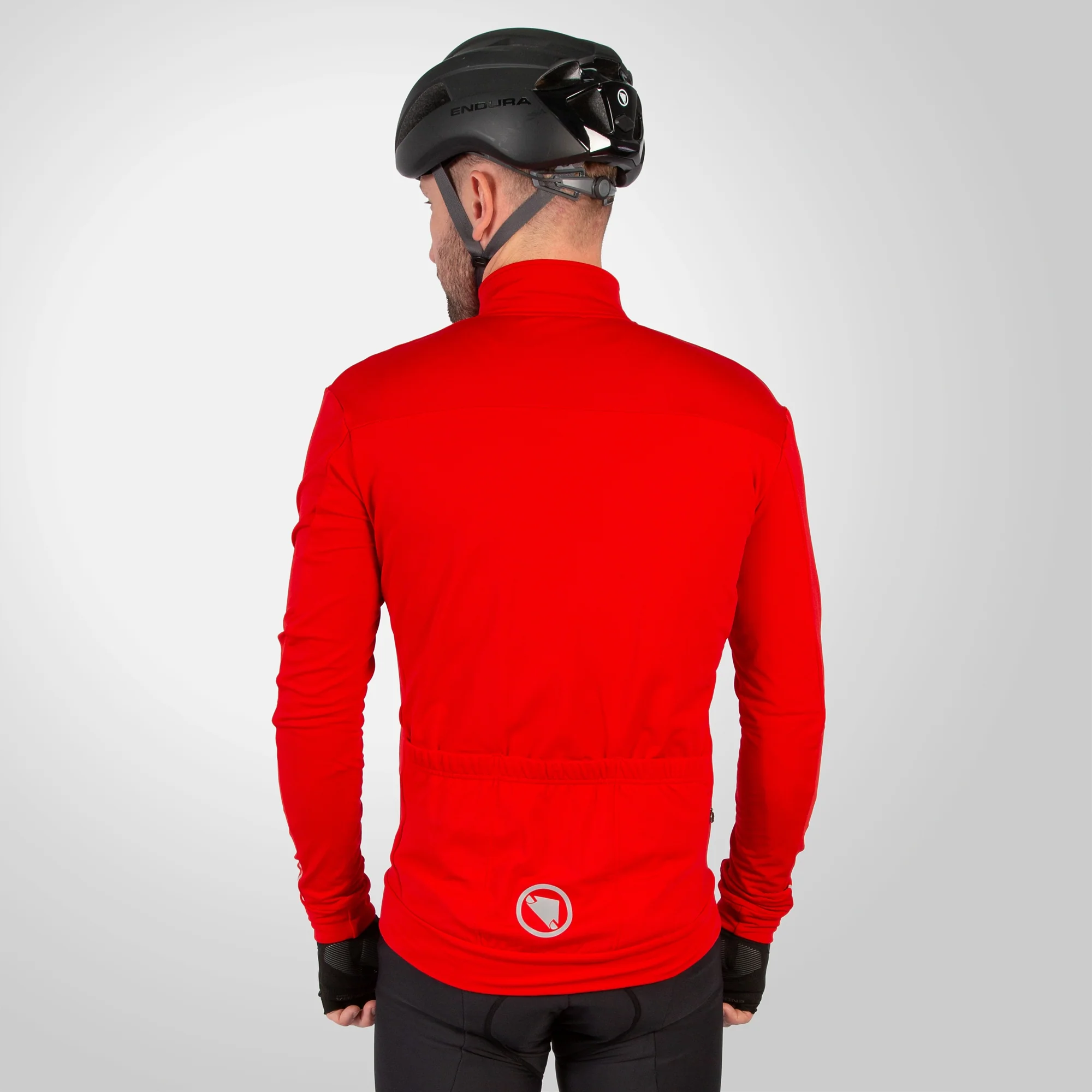 Maillot ENDURA XTRACT ROUBAIX Manches Longues Rouge - Image 3