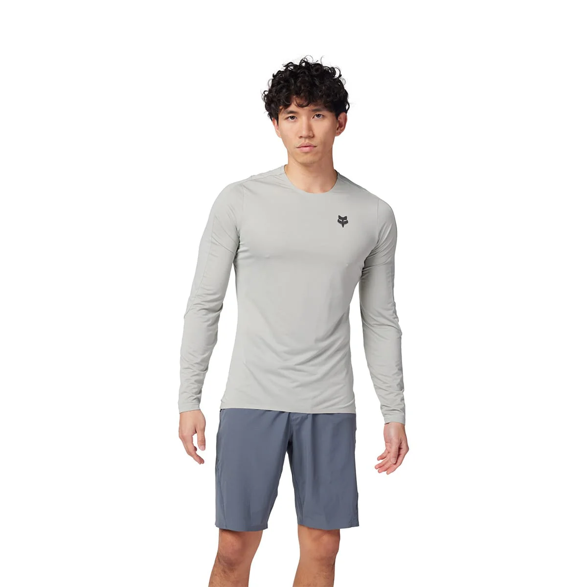 Maillot FOX FLEXAIR ASCENT Manches Longues Gris - Image 3
