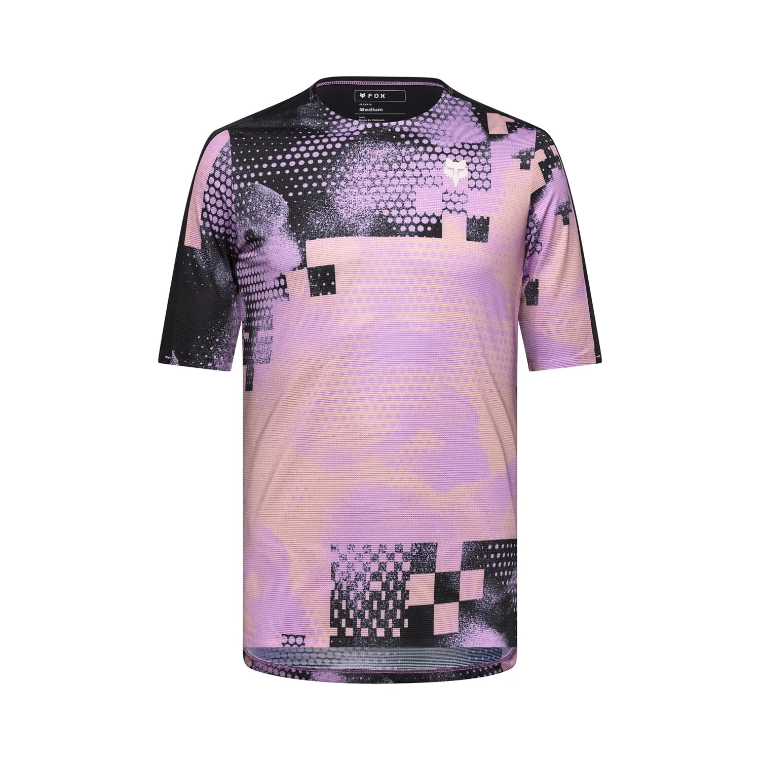Maillot FOX FLEXAIR ASCENT PULSE Manches Courtes Noir/Rose