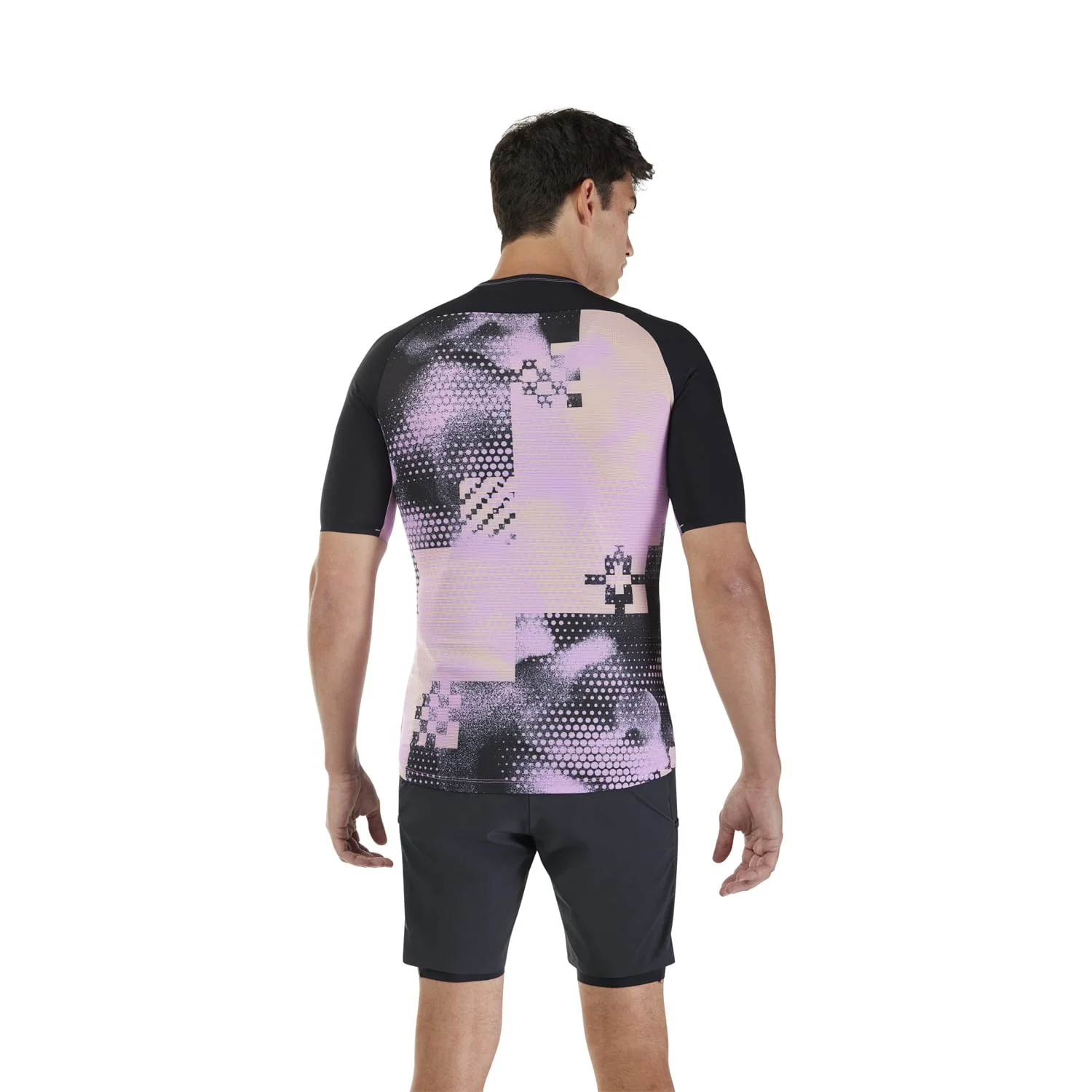 Maillot FOX FLEXAIR ASCENT PULSE Manches Courtes Noir/Rose - Image 4