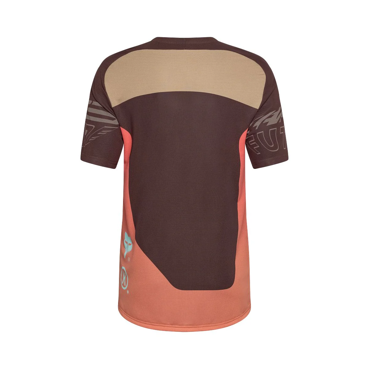 Maillot FOX FLEXAIR ELEVATED Manches Courtes Marron/Orange - Image 2