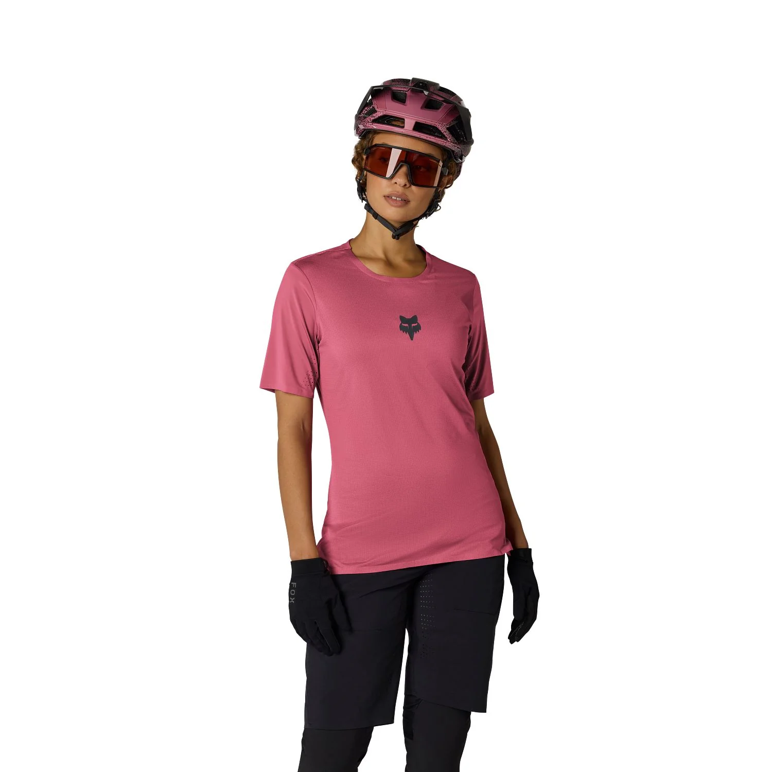 Maillot FOX FLEXAIR Femme Manches Courtes Berry - Image 4