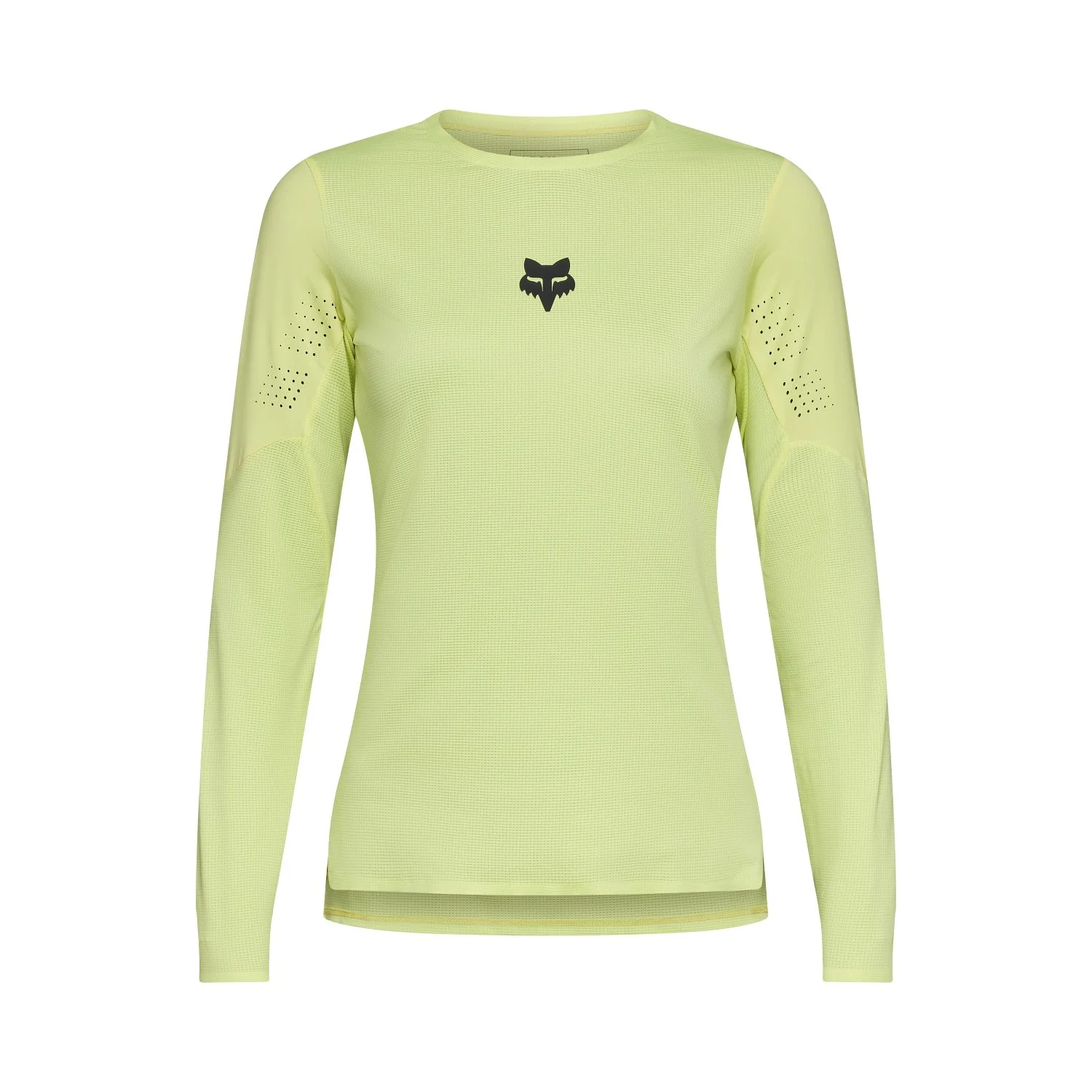 Maillot FOX FLEXAIR Femme Manches Longues Jaune Lime