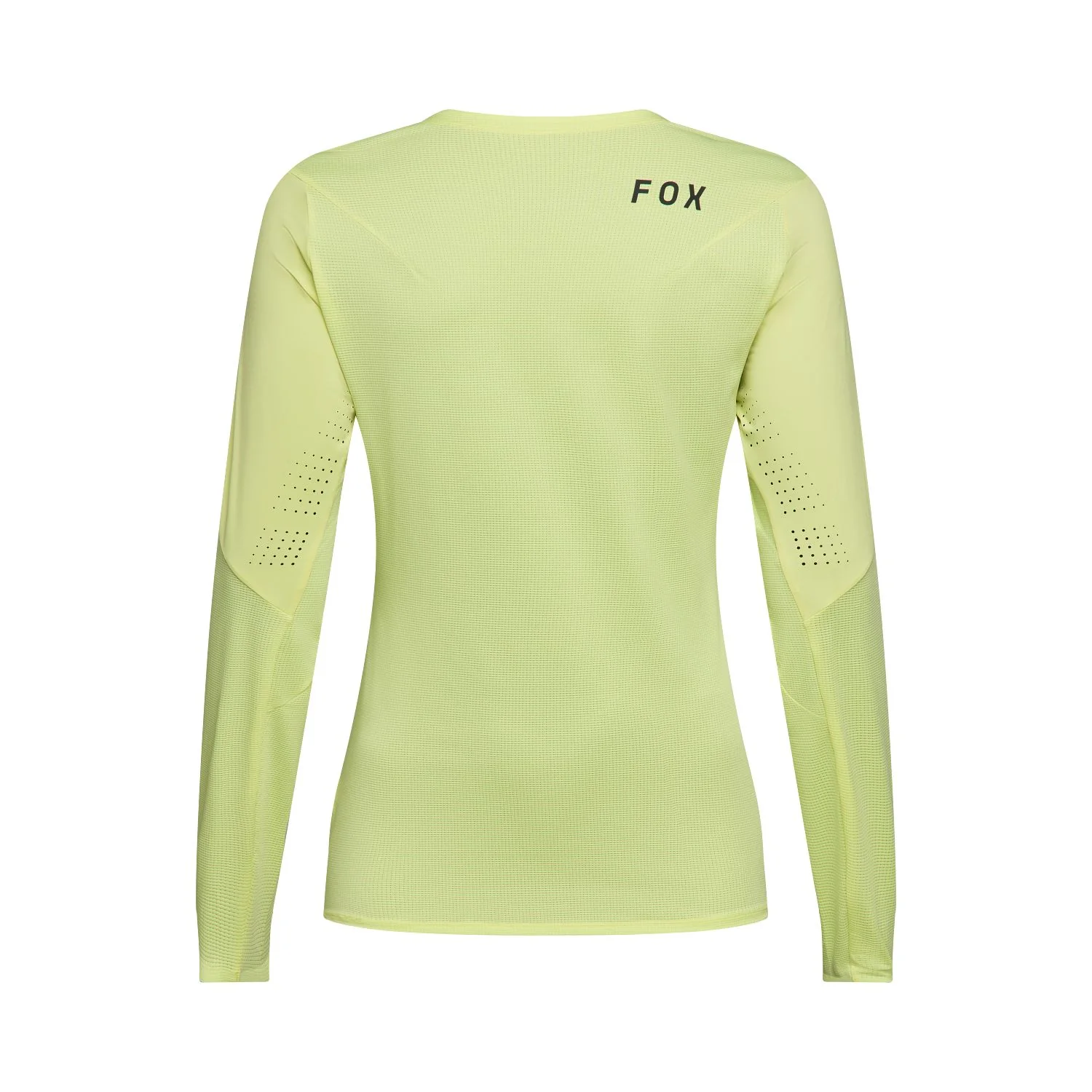 Maillot FOX FLEXAIR Femme Manches Longues Jaune Lime - Image 2