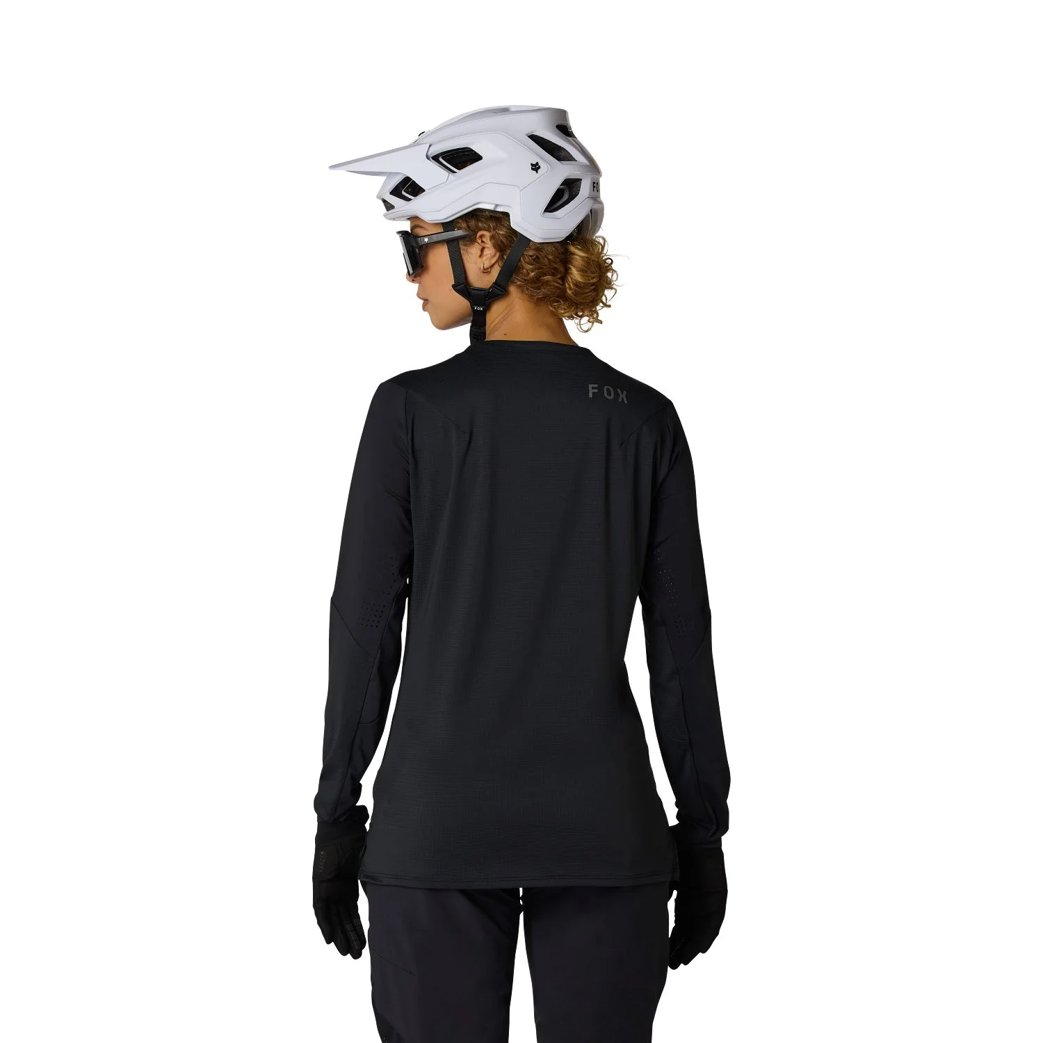 Maillot FOX FLEXAIR Femme Manches Longues Noir - Image 5