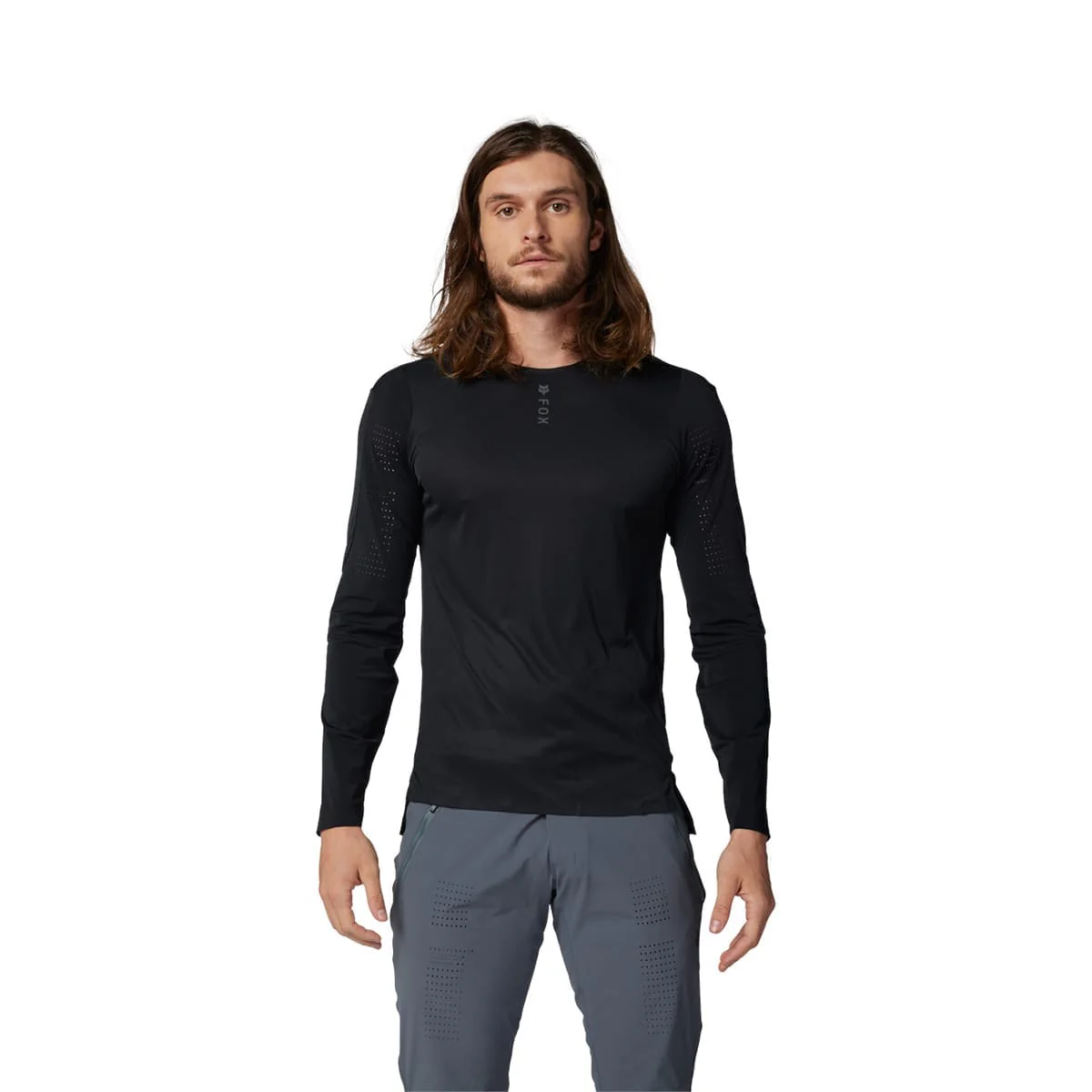 Maillot FOX FLEXAIR PRO Manches Longues Noir - Image 3