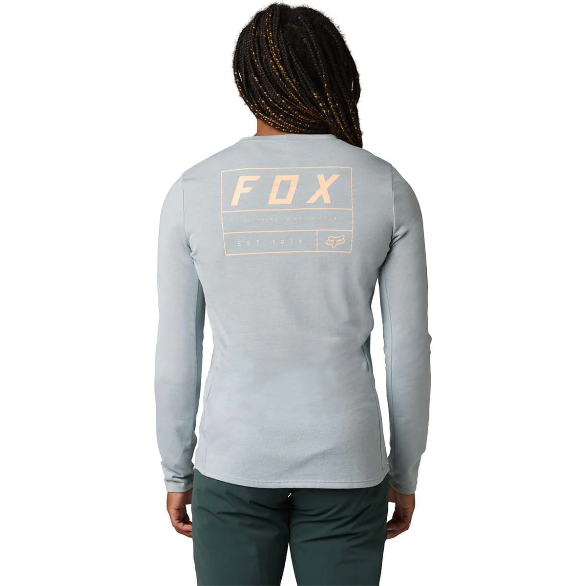 Maillot FOX RANGER DR Femme Manches Longues Bleu clair - Image 3