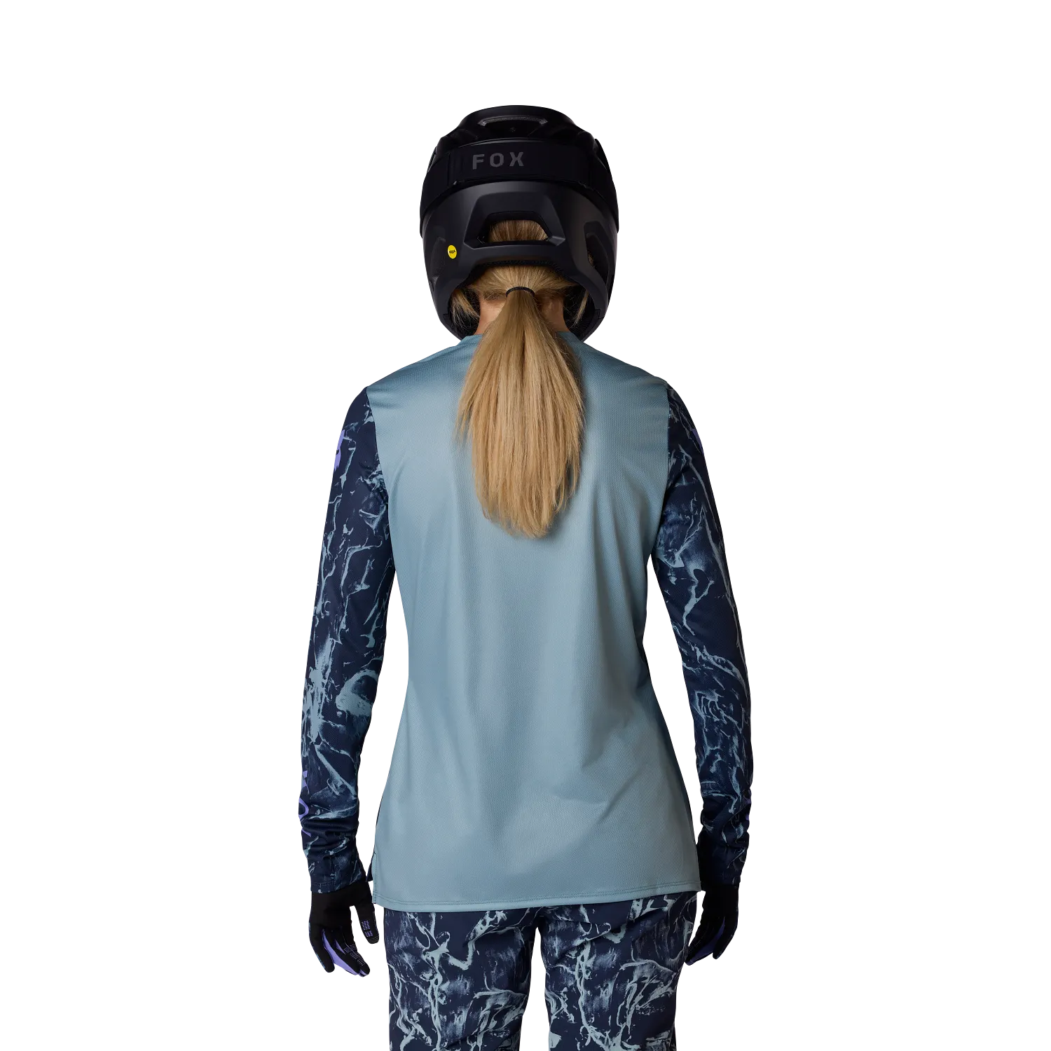 Maillot FOX RANGER IMAGE PRINT Femme Manches Longues Bleu - Image 4
