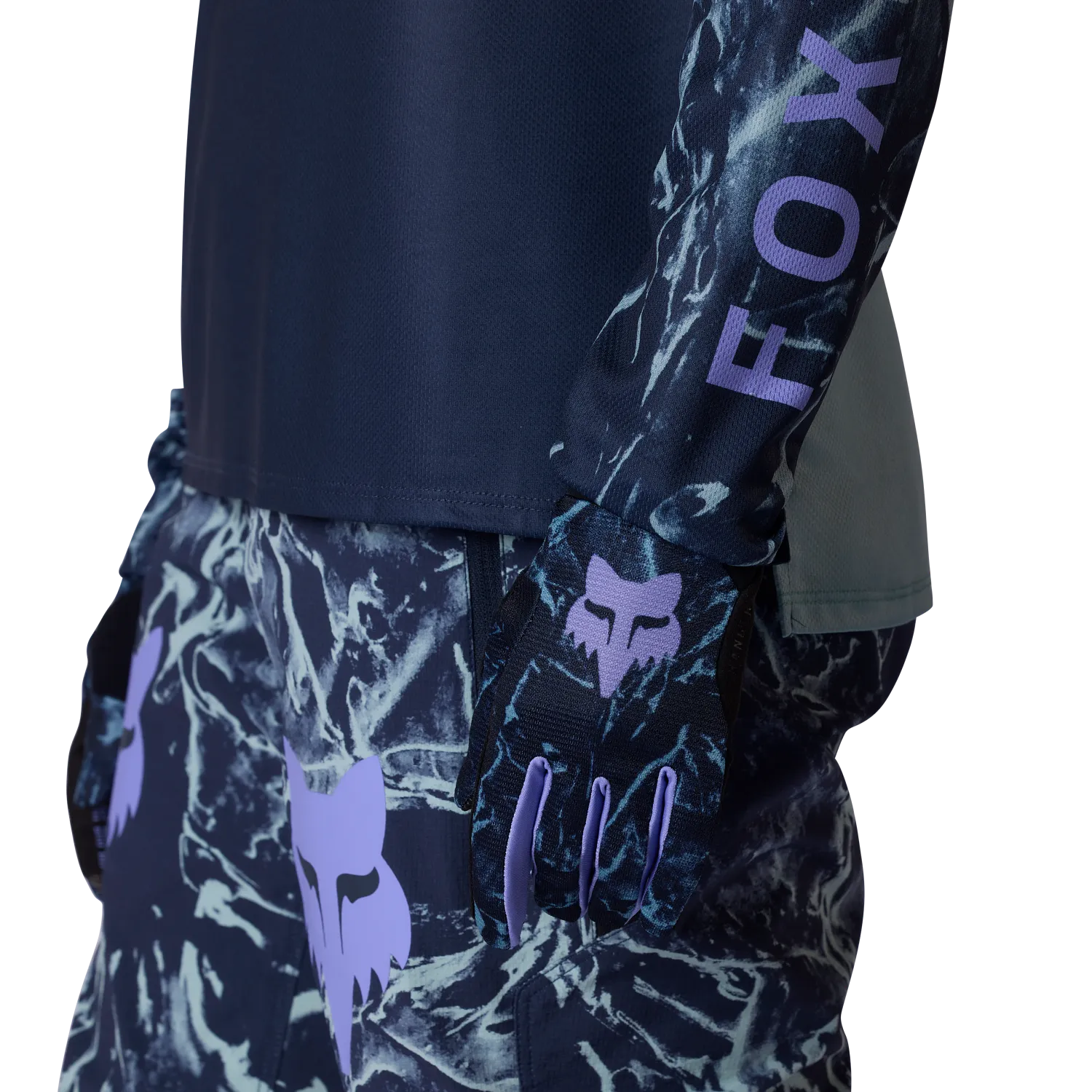 Maillot FOX RANGER IMAGE PRINT Femme Manches Longues Bleu - Image 6