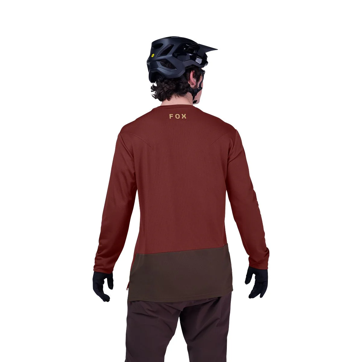 Maillot FOX RANGER FOX HEAD Manches Longues Bordeaux - Image 4