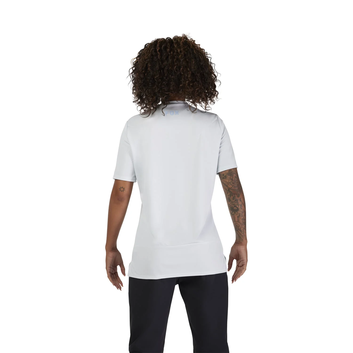 Maillot FOX RANGER HEAD Femme Manches Courtes Bleu Pâle - Image 4