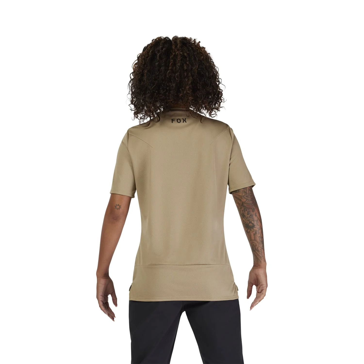 Maillot FOX RANGER HEAD Femme Manches Courtes Beige - Image 4