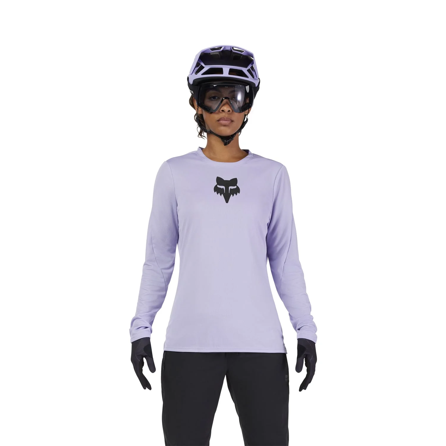 Maillot FOX RANGER HEAD Femme Manches Longues Lilas - Image 3