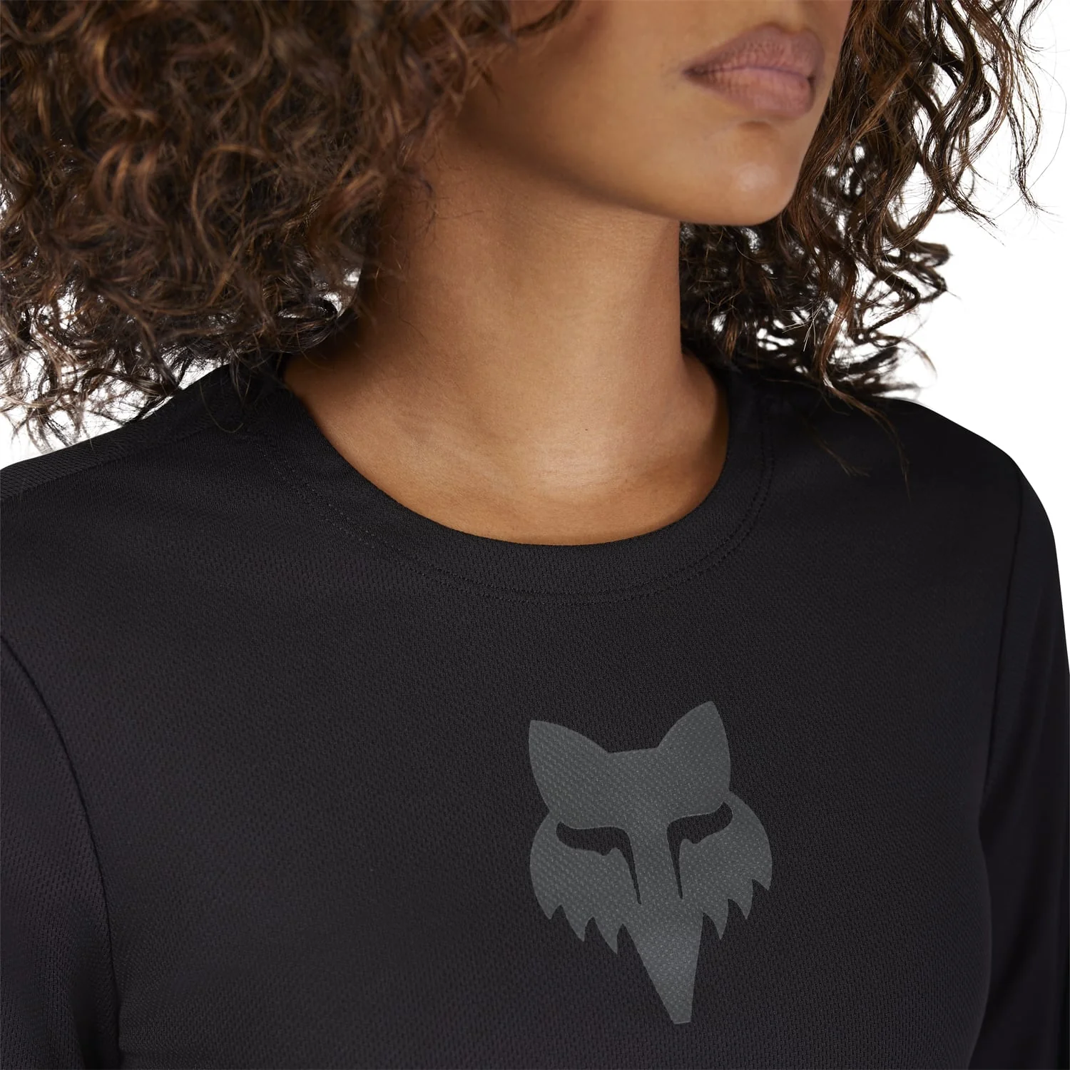 Maillot FOX RANGER HEAD Femme Manches Longues Noir - Image 5