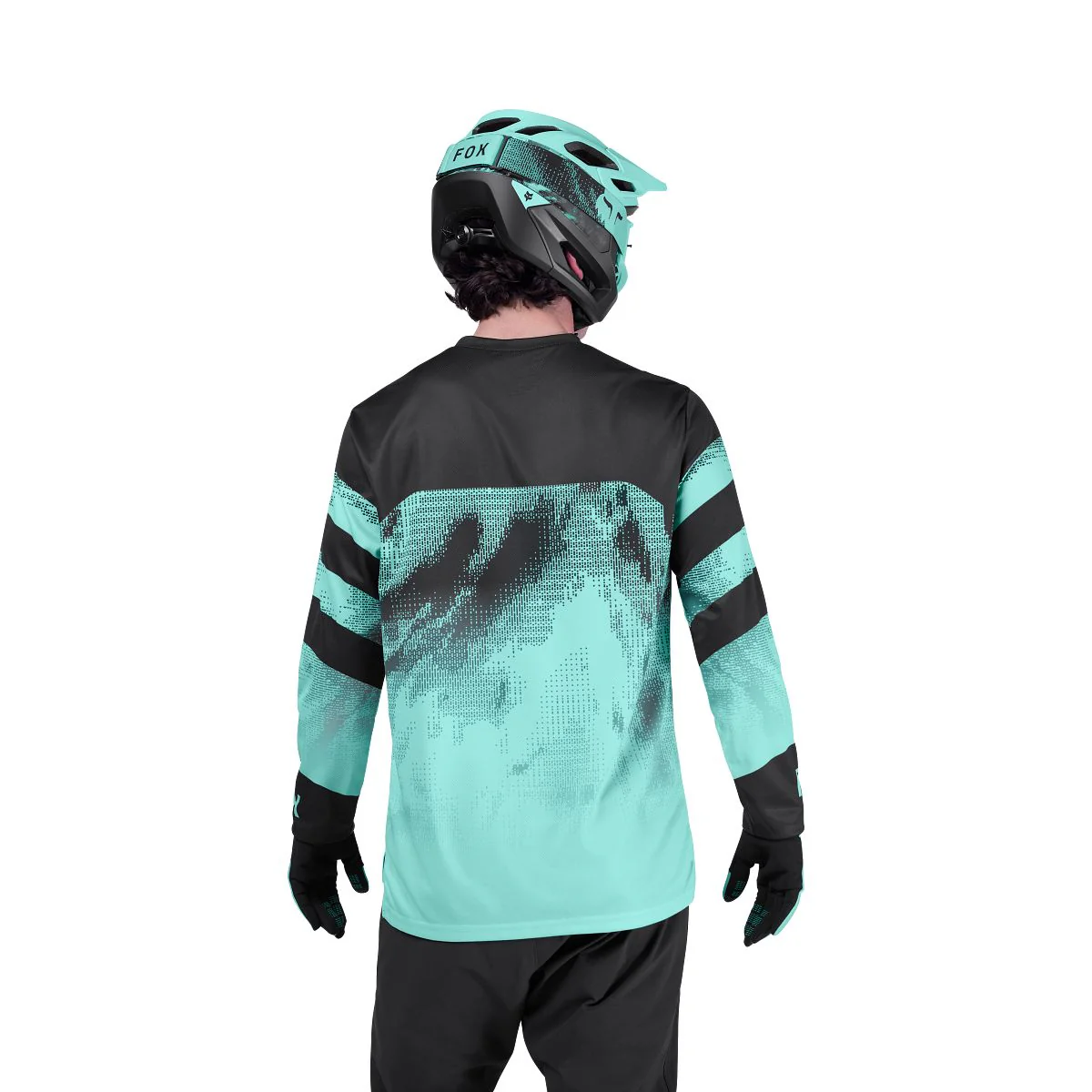 Maillot FOX RANGER KAIROS Manches Longues Noir/Bleu - Image 4
