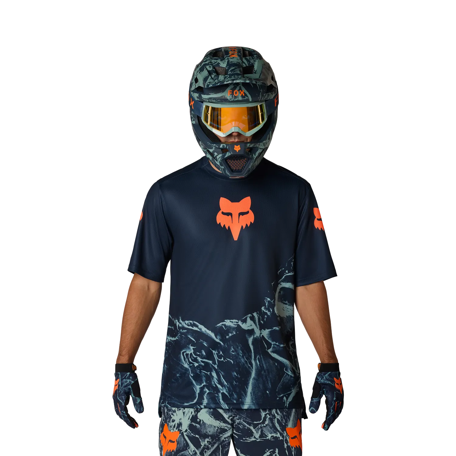 Maillot FOX RANGER IMAGE PRINT Manches Courtes Arctic Blue - Image 3