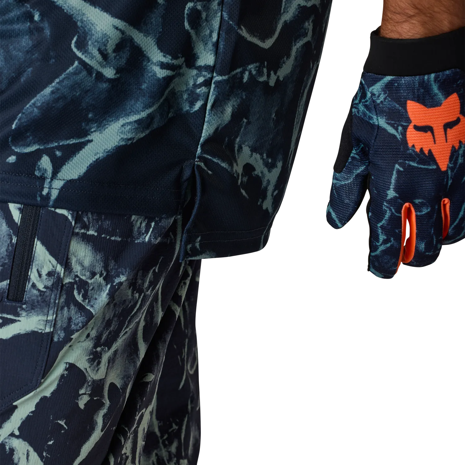Maillot FOX RANGER IMAGE PRINT Manches Courtes Arctic Blue - Image 5
