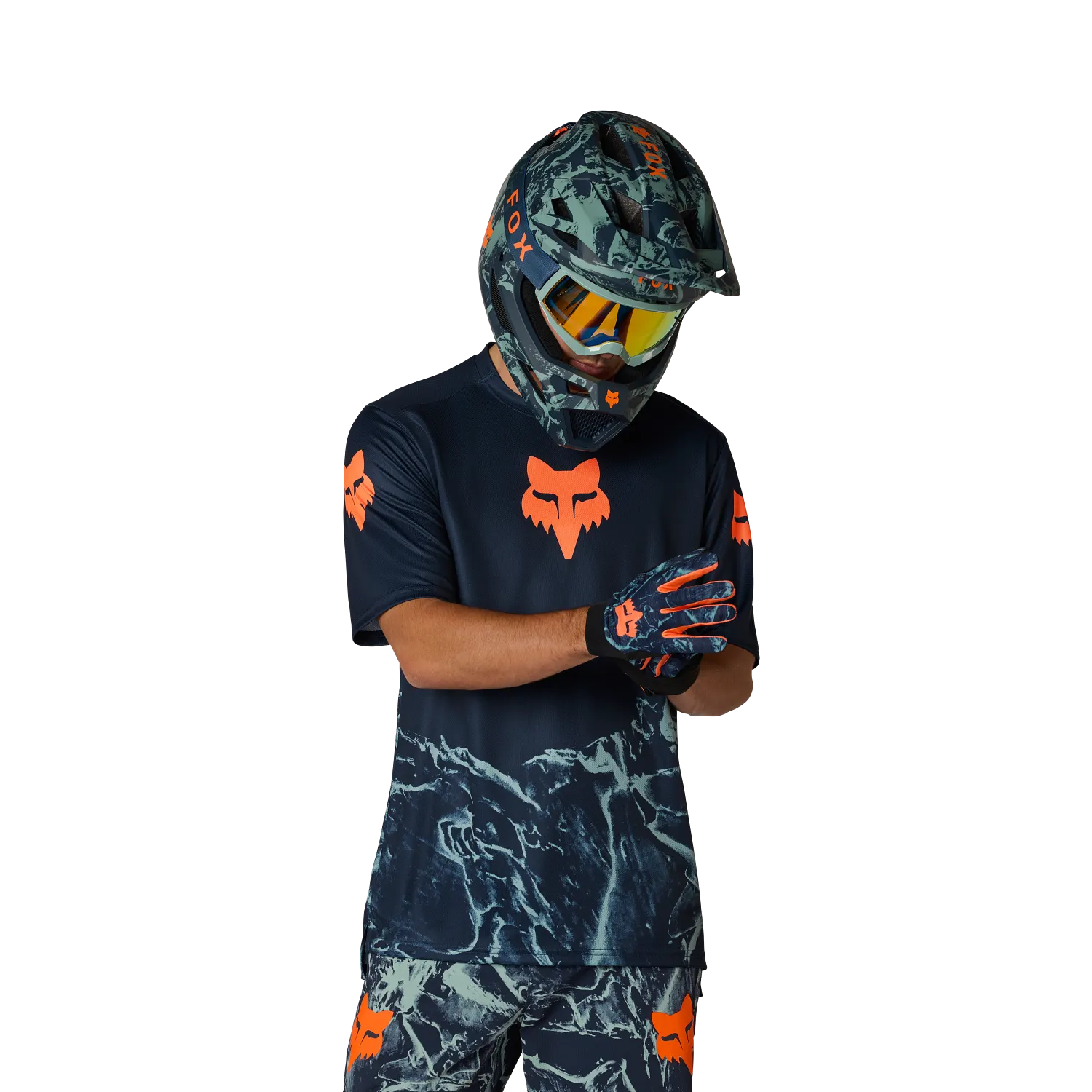 Maillot FOX RANGER IMAGE PRINT Manches Courtes Arctic Blue - Image 6