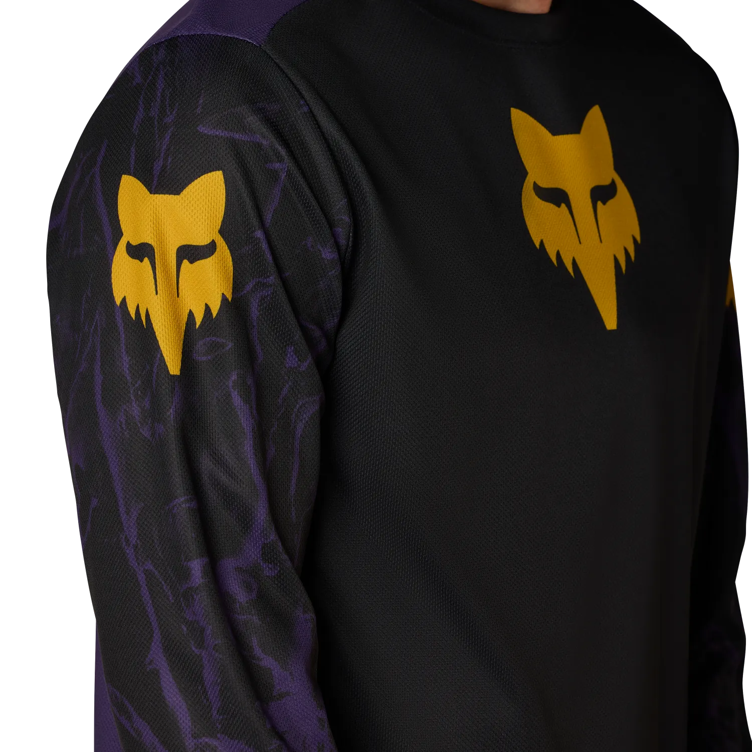 Maillot FOX RANGER IMAGE PRINT Manches Longues Noir/Violet - Image 4