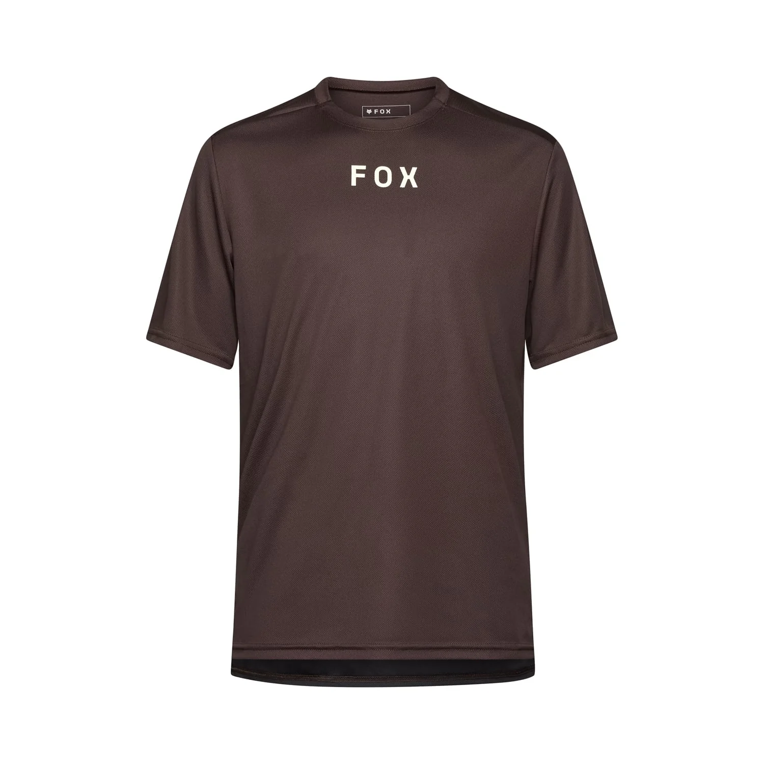 Maillot FOX RANGER WORDMARK Manches Courtes Marron