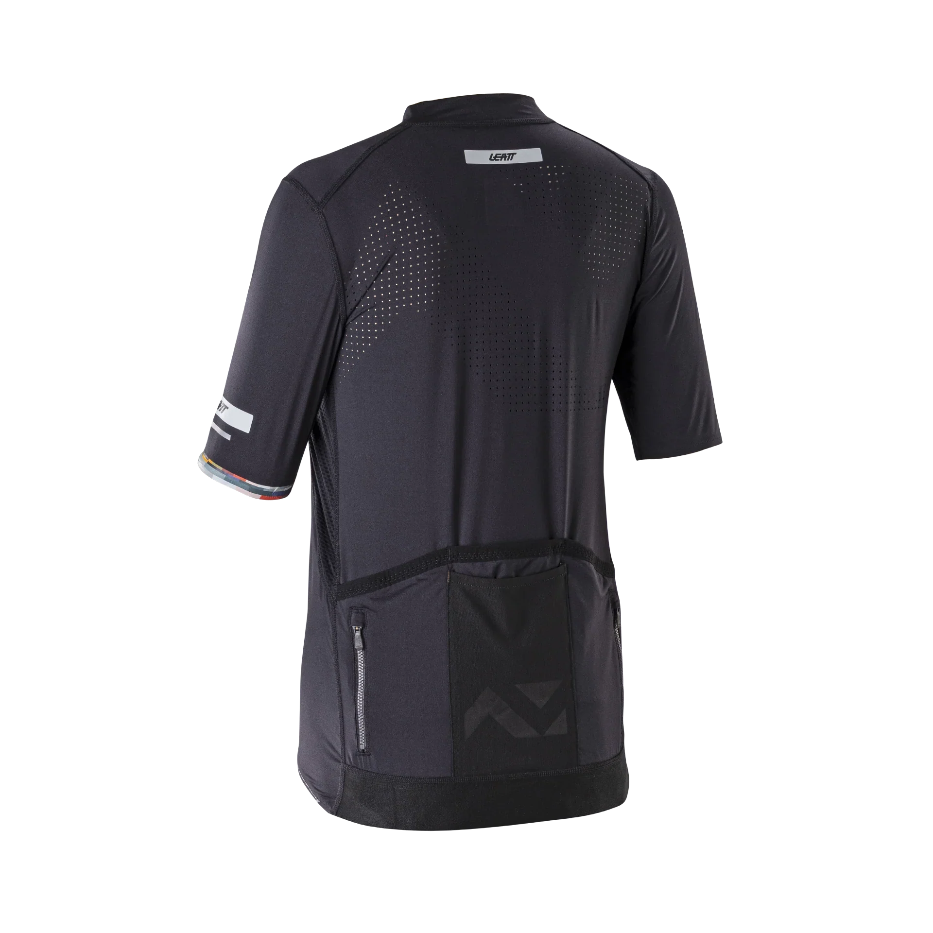 Maillot LEATT MTB ENDURANCE 5.0 CARGO Femme Manches Courtes Noir - Image 2