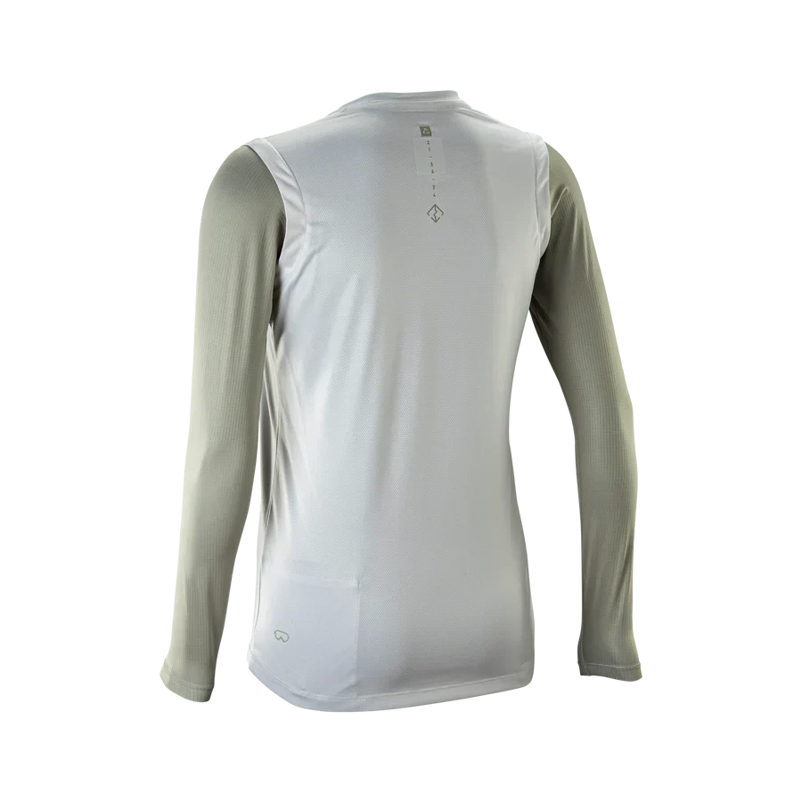 Maillot LEATT MTB Gravity 2.0 Femme Manches Longues Blanc/Beige - Image 3