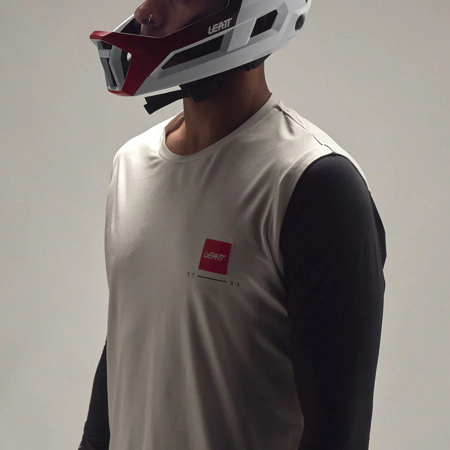 Maillot LEATT MTB GRAVITY 2.0 Manches Longues Blanc/Noir - Image 4