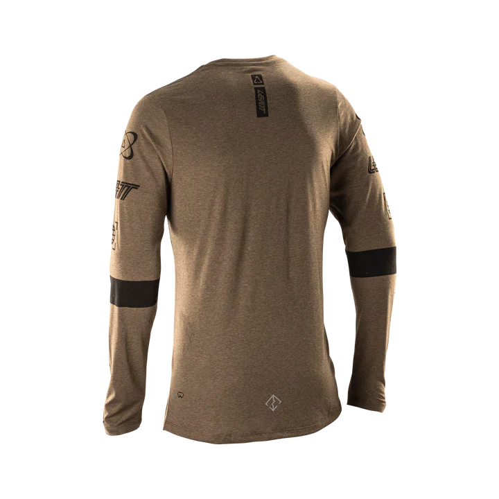 Maillot LEATT MTB GRAVITY 3.0 Manches Longues Marron - Image 2