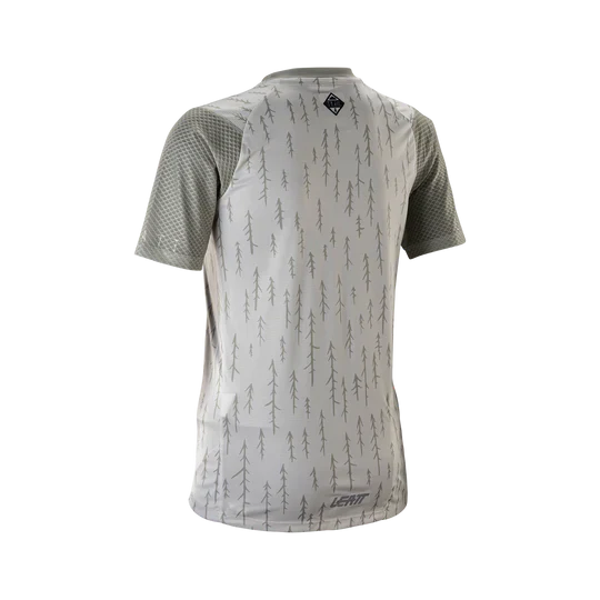 Maillot LEATT MTB TRAIL 3.0 Femme Manches Courtes Gris/Blanc - Image 2
