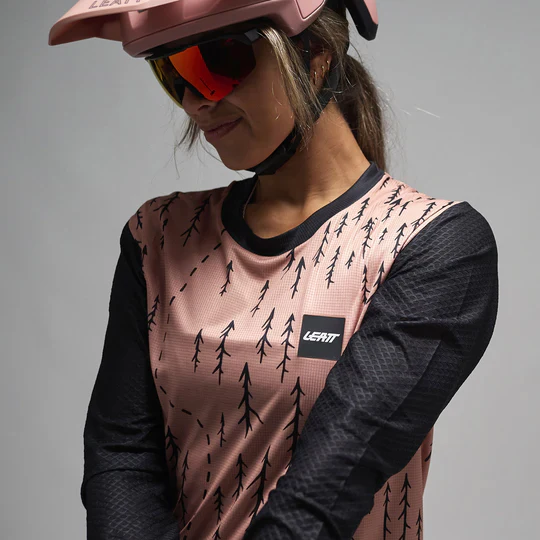Maillot LEATT MTB TRAIL 3.0 Femme Manches Longues Rose - Image 3