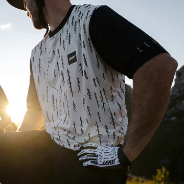 Maillot LEATT MTB TRAIL 3.0 Manches Courtes Blanc - Image 5