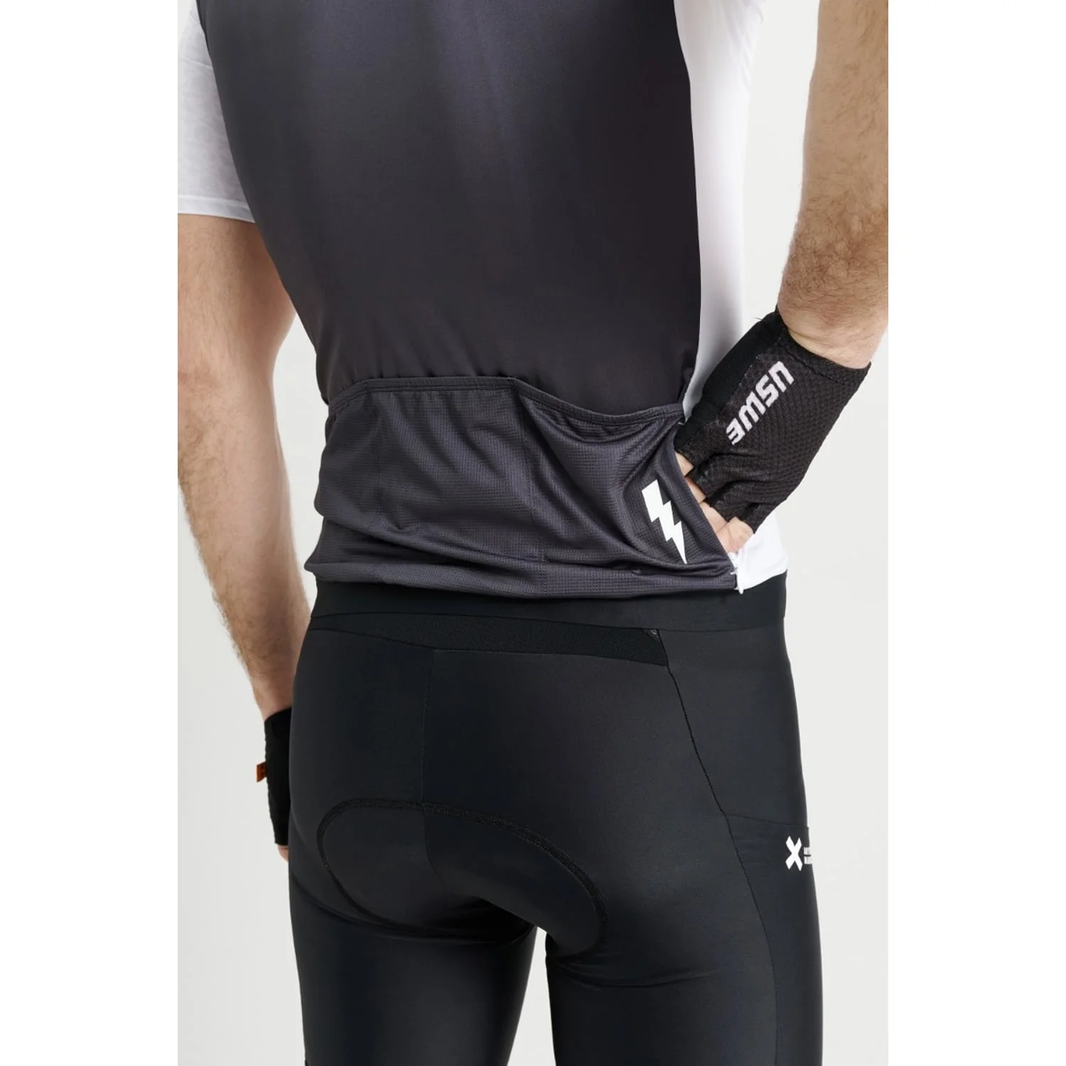 Maillot Manches Courtes USWE GRUS GRAVEL Blanc - Image 7